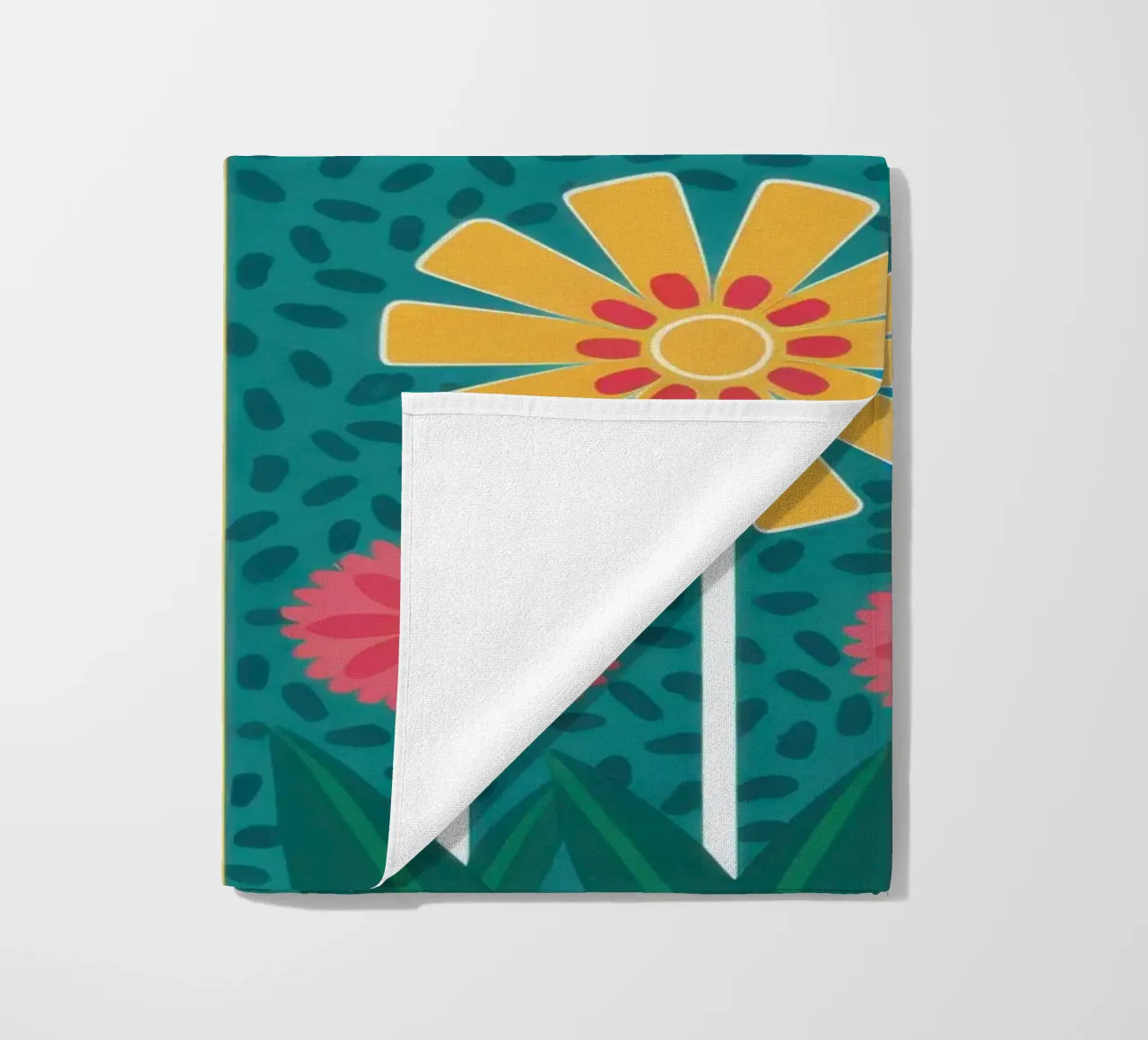 Blocchi di fiori Pop Art telo mare da Kala Martir