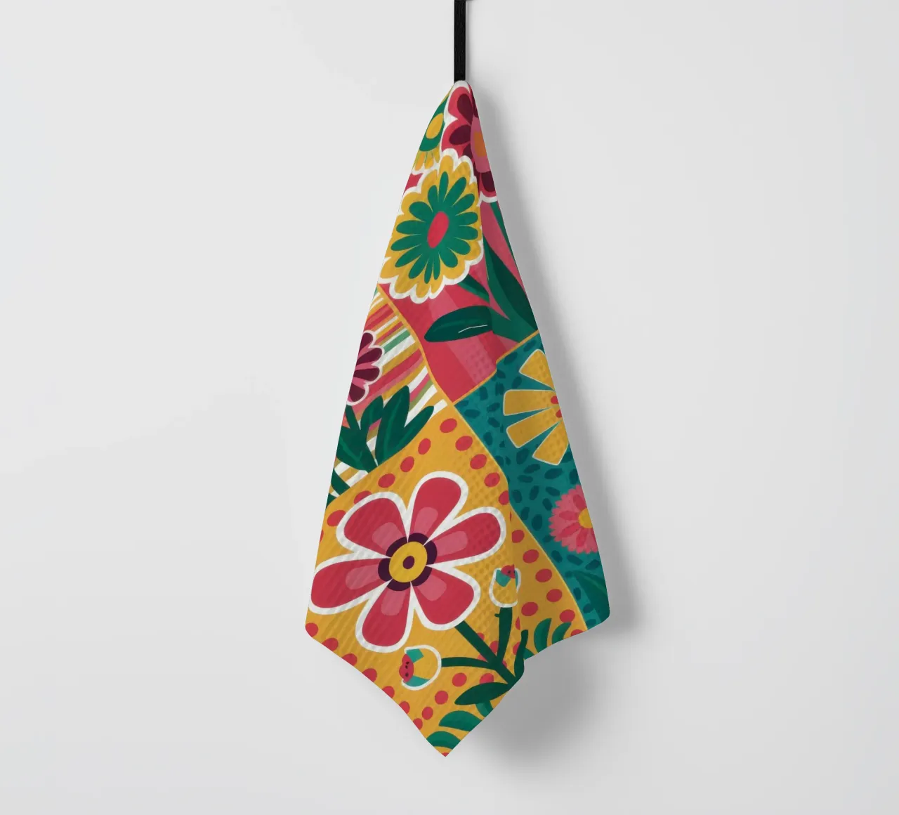 Blocs de fleurs Pop Art torchon de Kala Martir