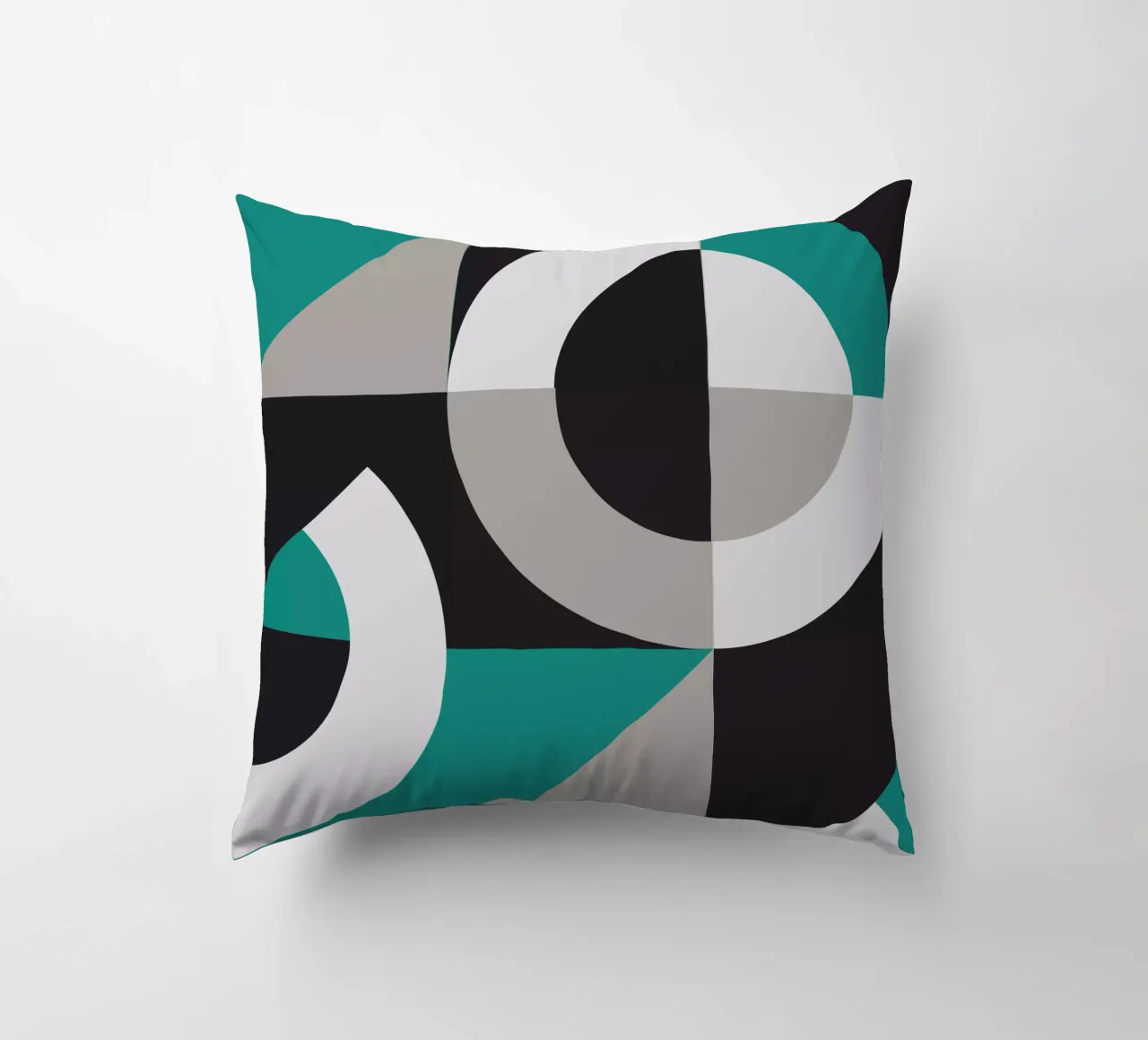 Colorful Geometric Pattern II cuscino da byh.illustration