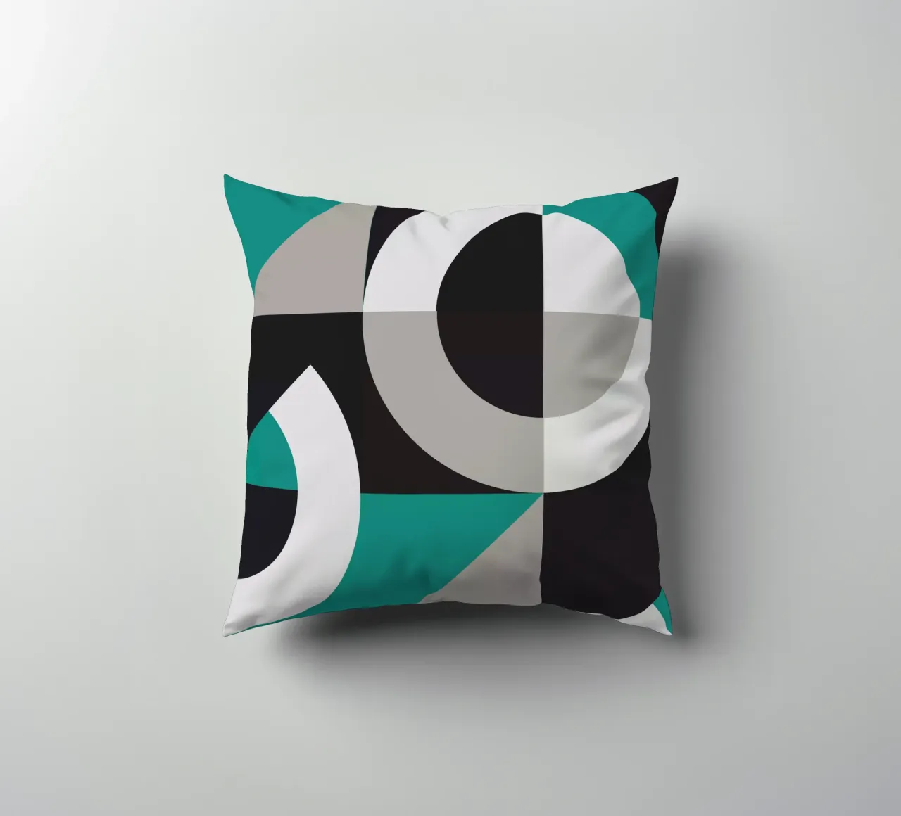 Colorful Geometric Pattern II cuscino da byh.illustration