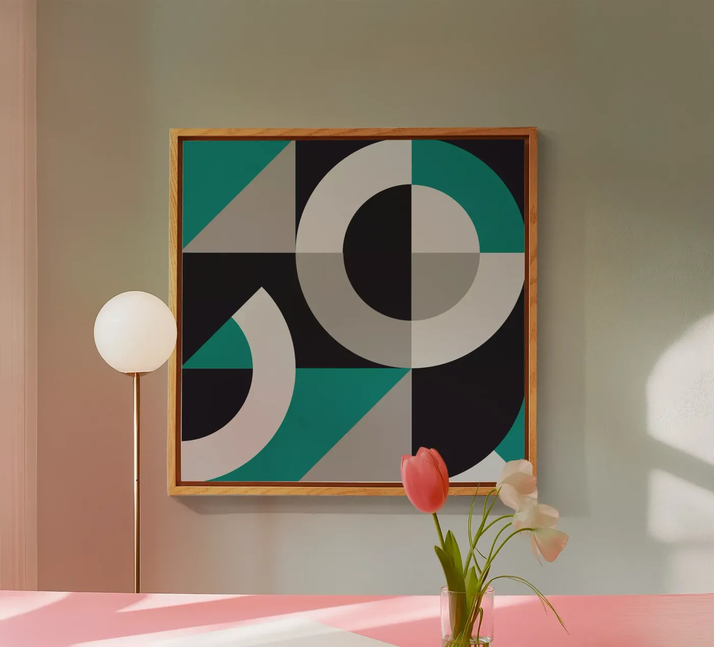 Colorful Geometric Pattern II plexiglass da byh.illustration