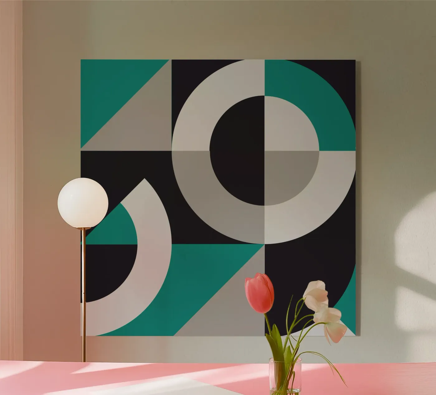 Colorful Geometric Pattern II plexiglass da byh.illustration