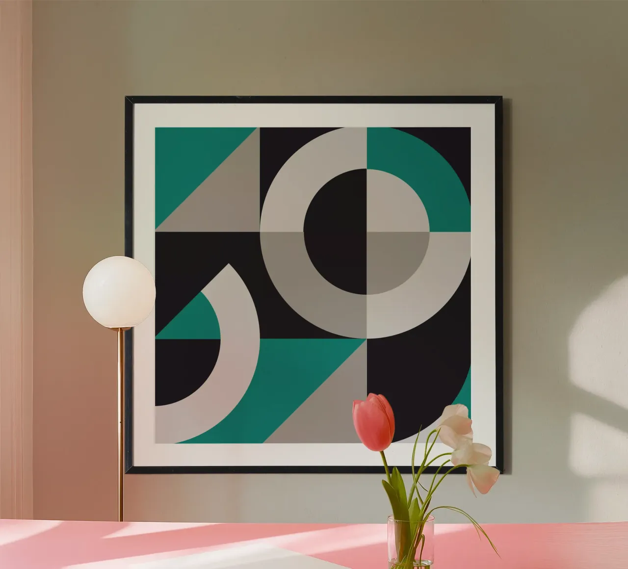 Colorful Geometric Pattern II carta hahnemühle da byh.illustration