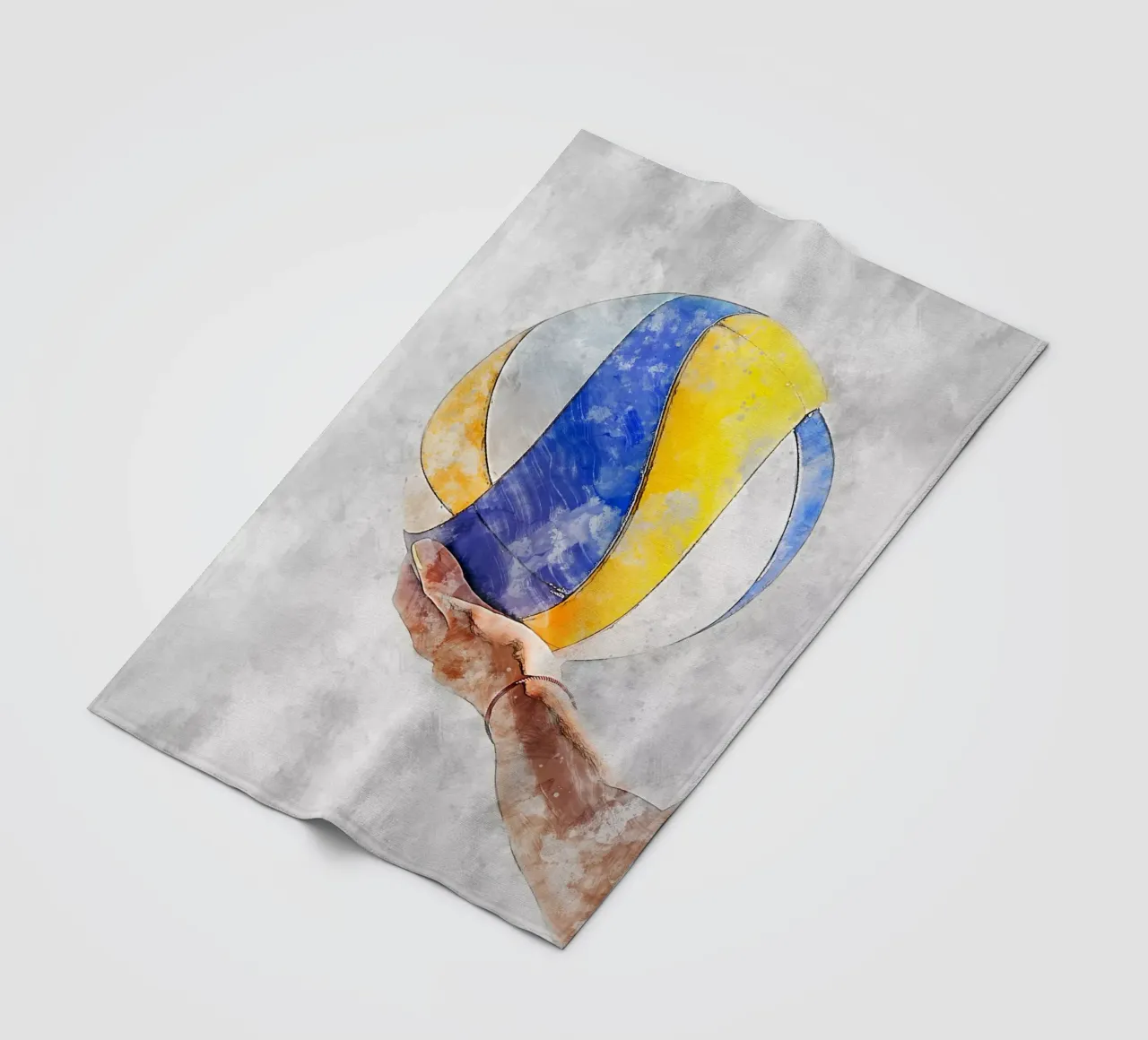 Volleyball - ball 2 fleece blanket by Mateo