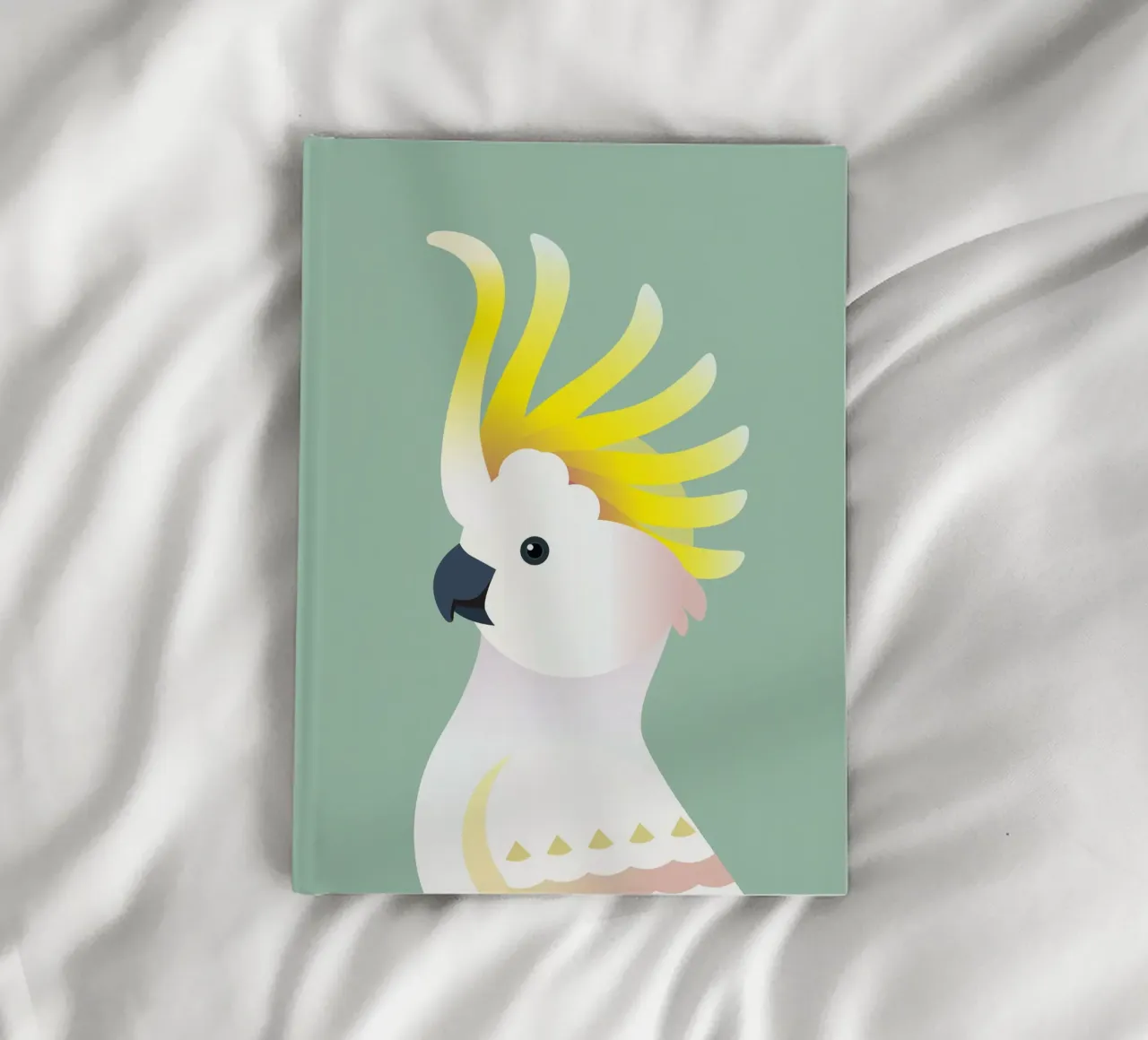 Oiseau cacatoès jaune carnet de notes de Schuhmann Design