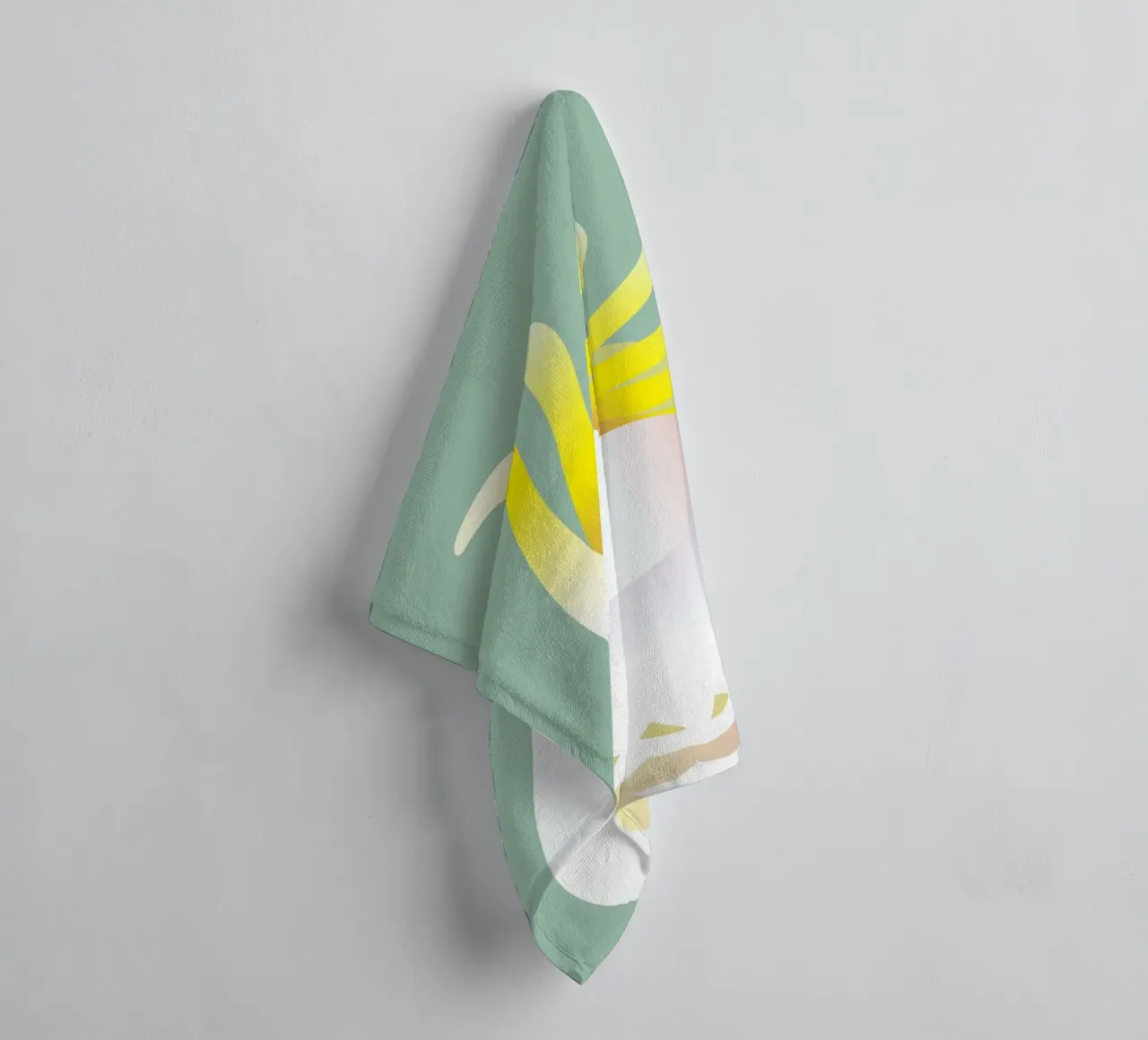 Oiseau cacatoès jaune serviette de bain de Schuhmann Design