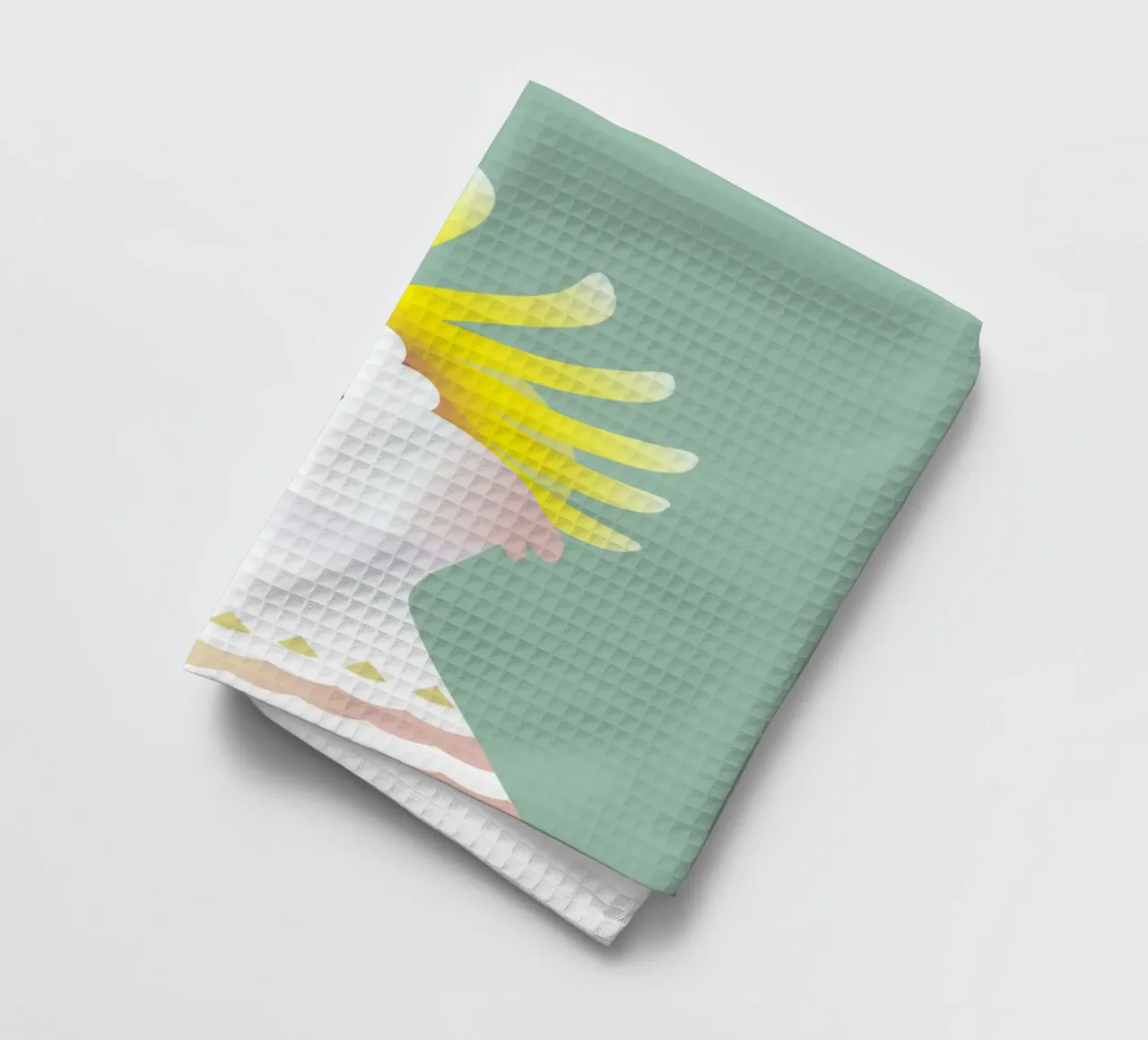 Oiseau cacatoès jaune torchon de Schuhmann Design