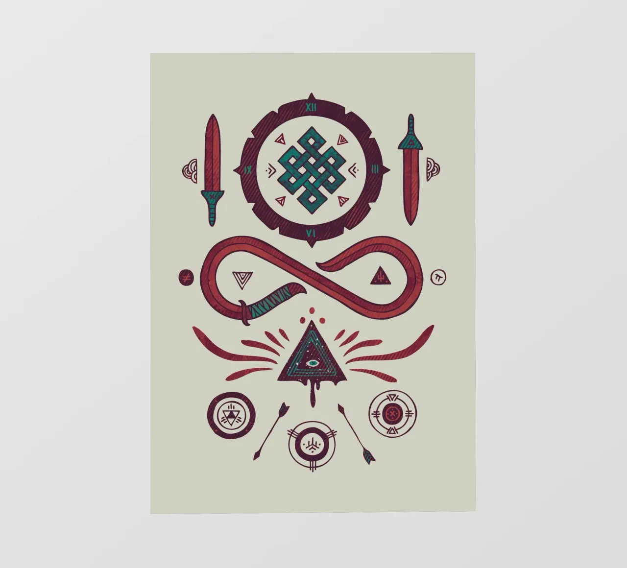 Endless fotobehang van againstbound