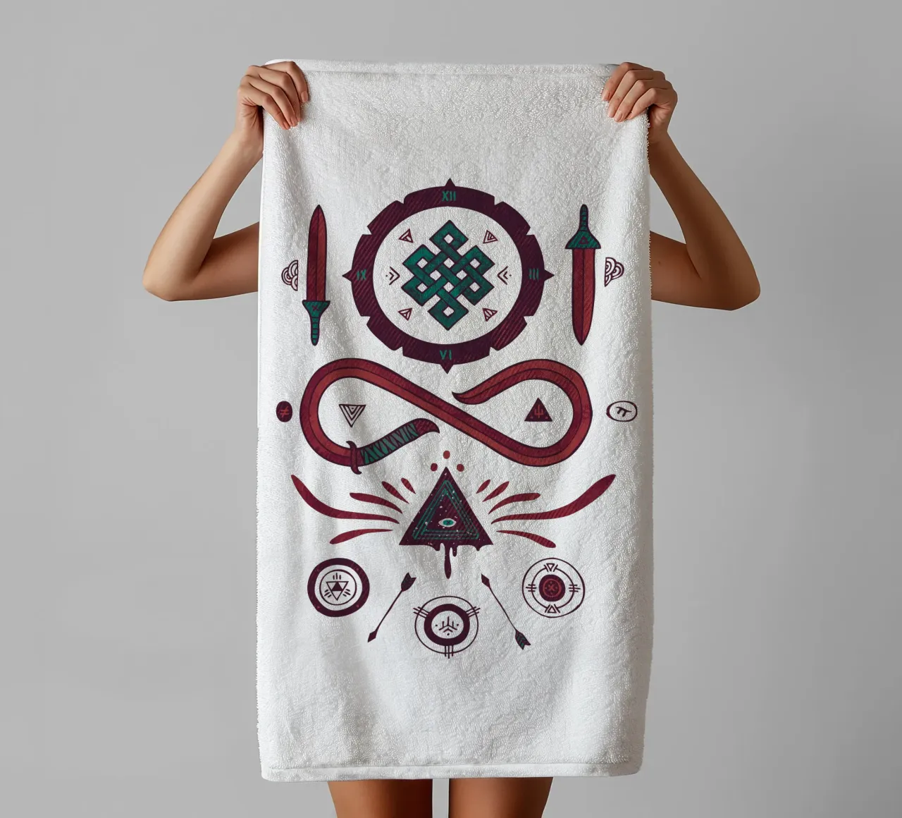 Endless badhanddoek van againstbound