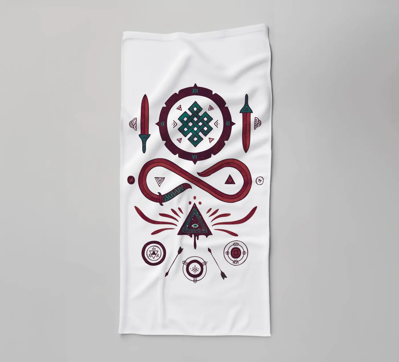 Endless badhanddoek van againstbound