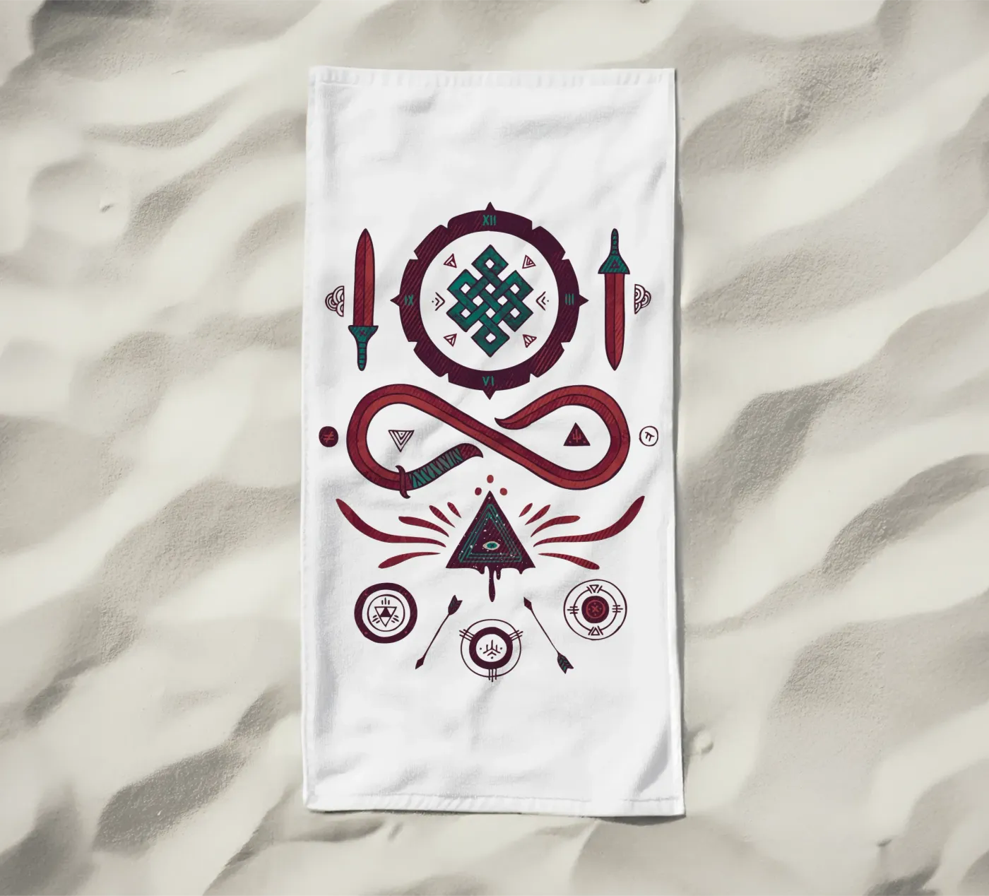 Endless serviette de plage de againstbound