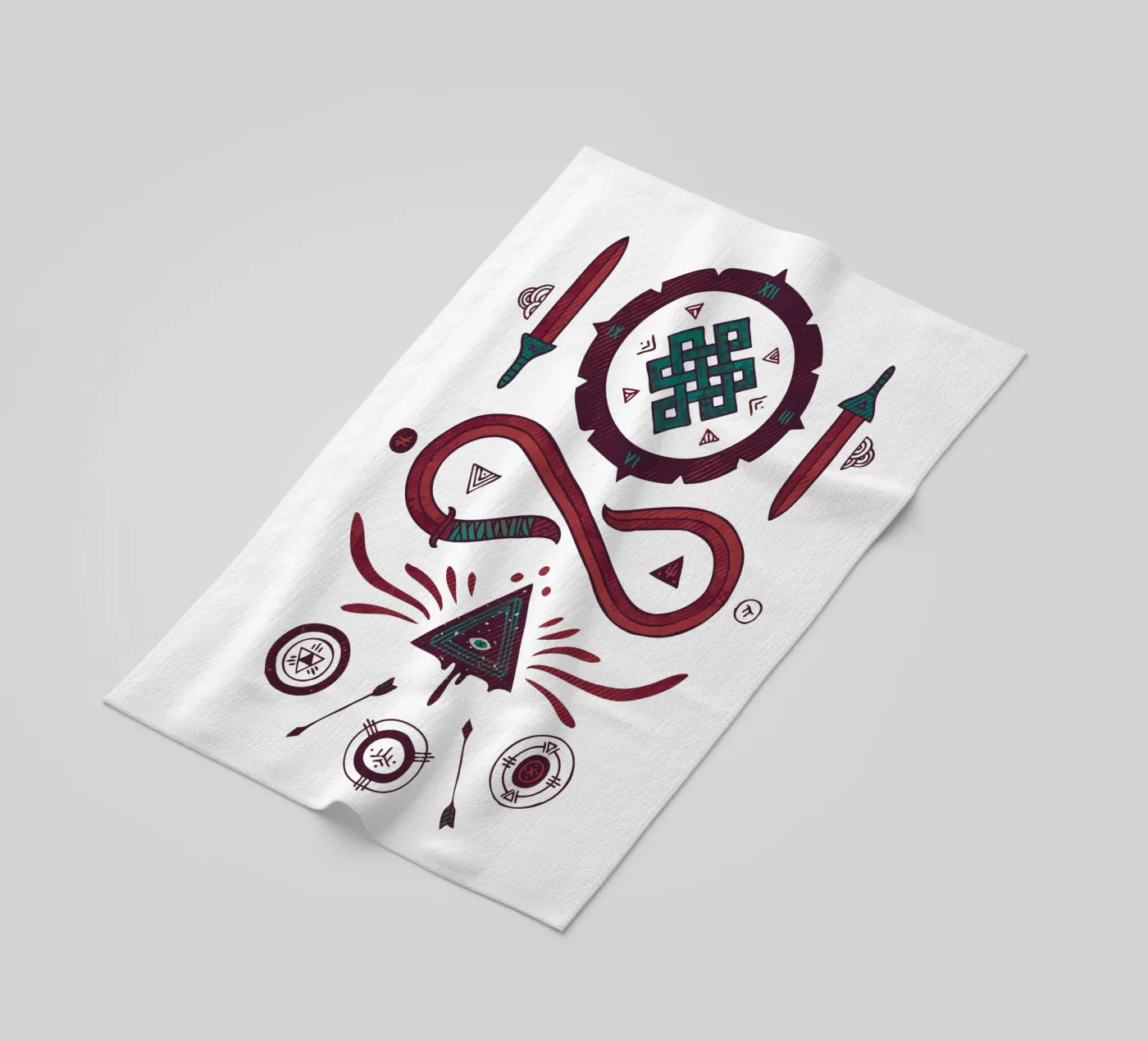 Endless serviette de plage de againstbound