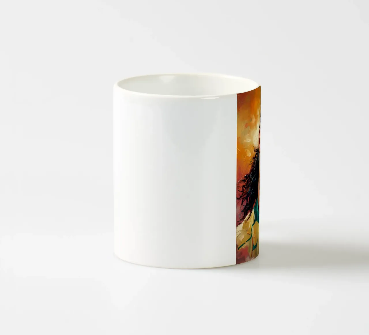Ronaldinho con l'iconico sorriso tazza in ceramica da Lembayung art