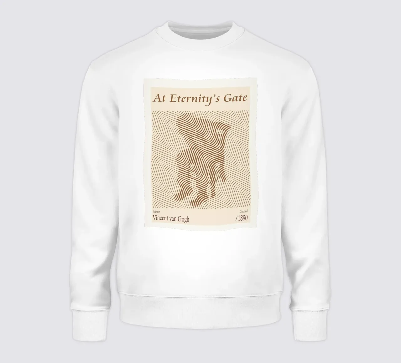 At Eternity's Gate - Vincent van Gogh sweatshirt by Doa Project