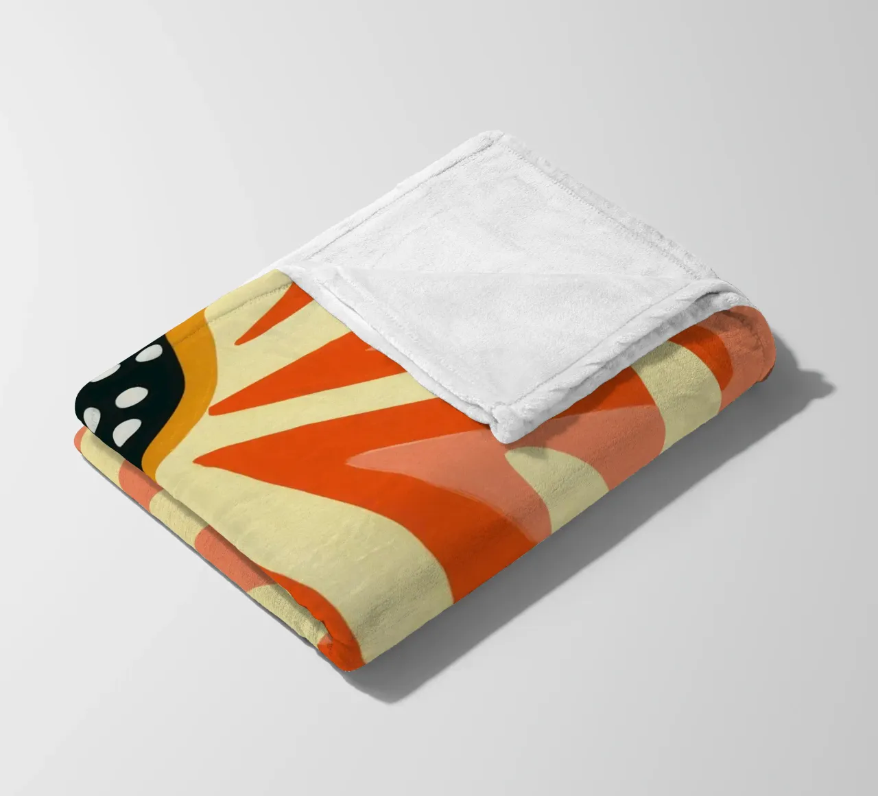 Margherite retrò | design anni '70 coperta in pile da Autofocus
