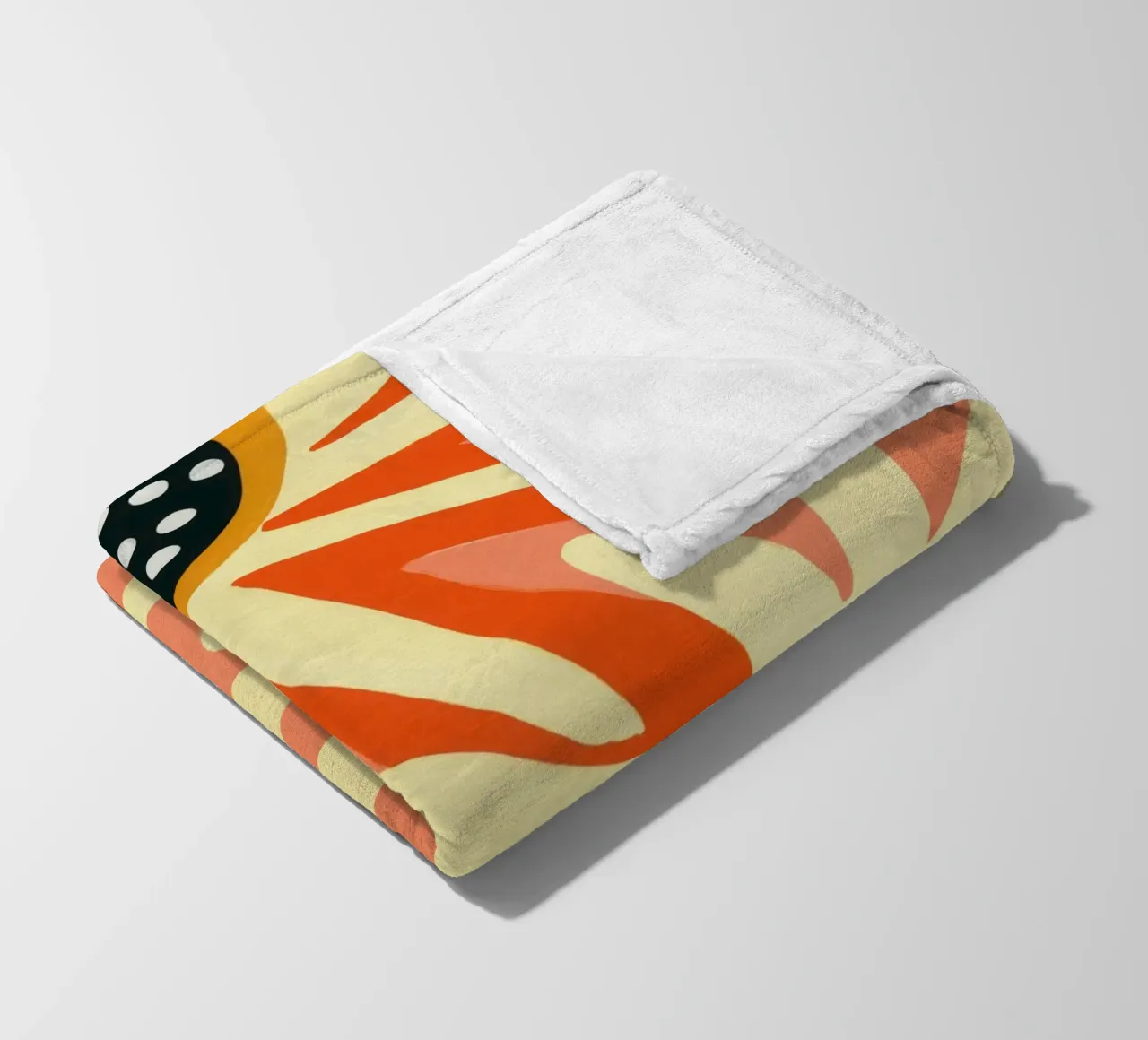 Margherite retrò | design anni '70 coperta in pile da Autofocus