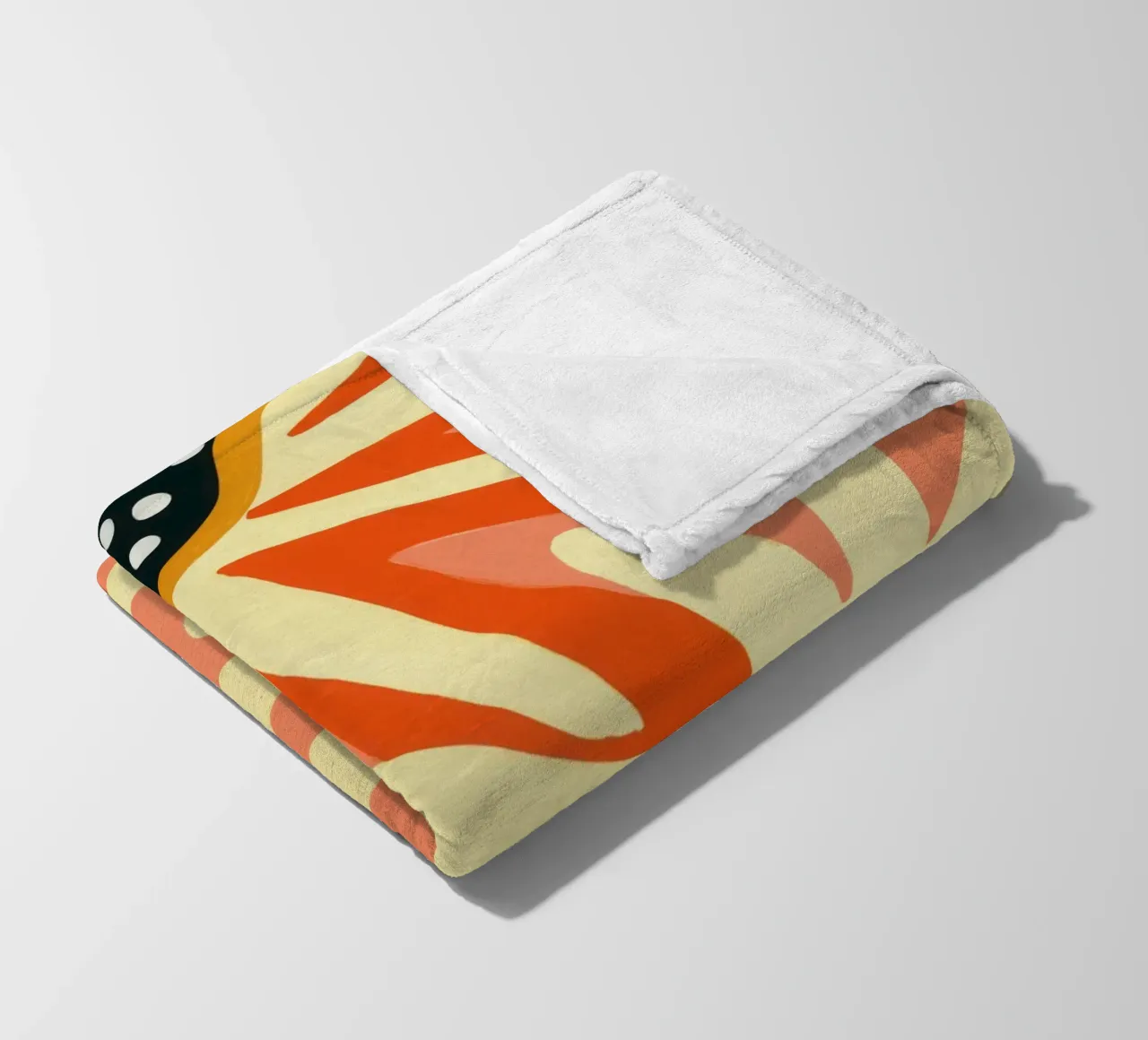 Margherite retrò | design anni '70 coperta in pile da Autofocus