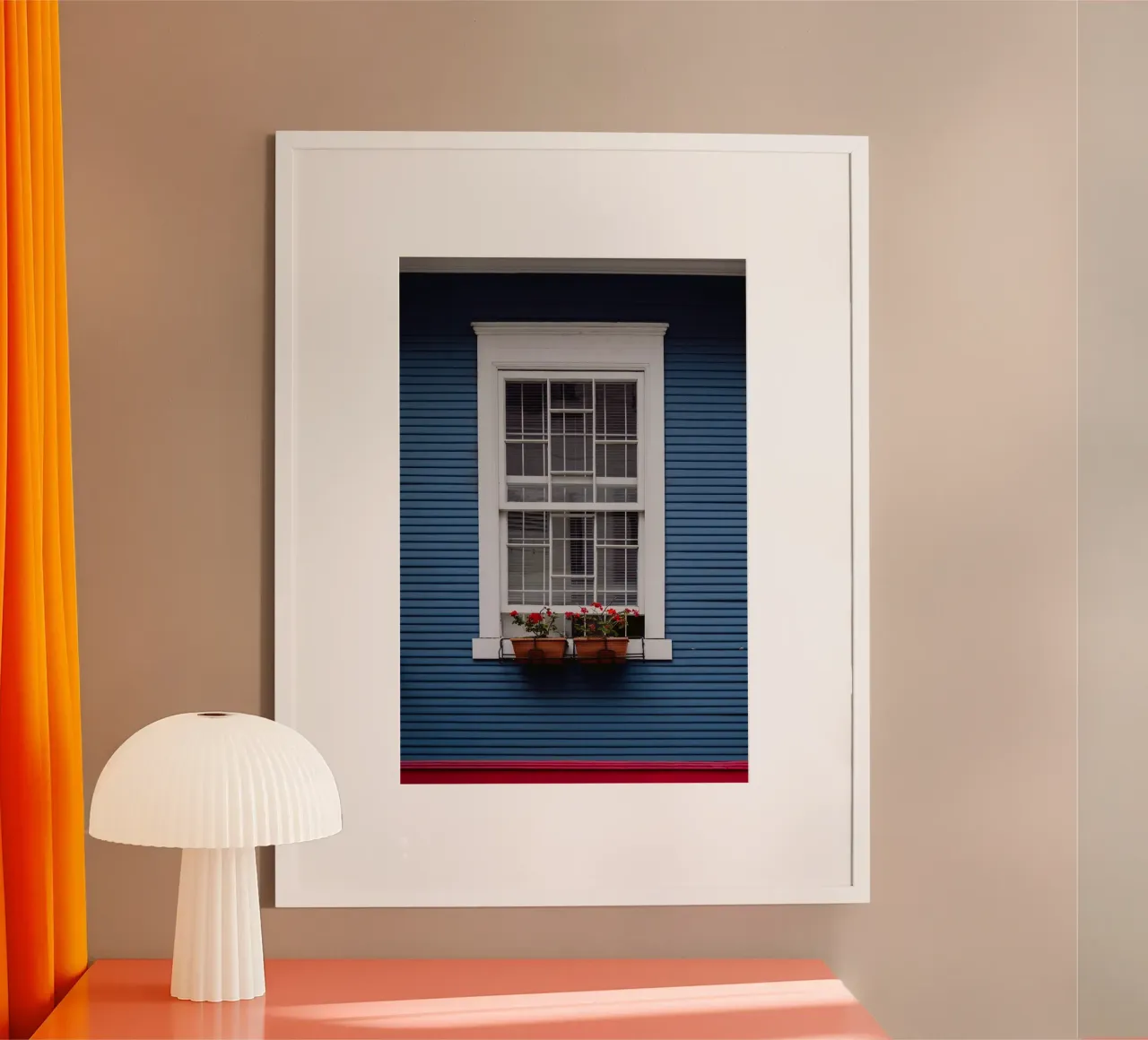 window in striped wall carta hahnemühle da feny