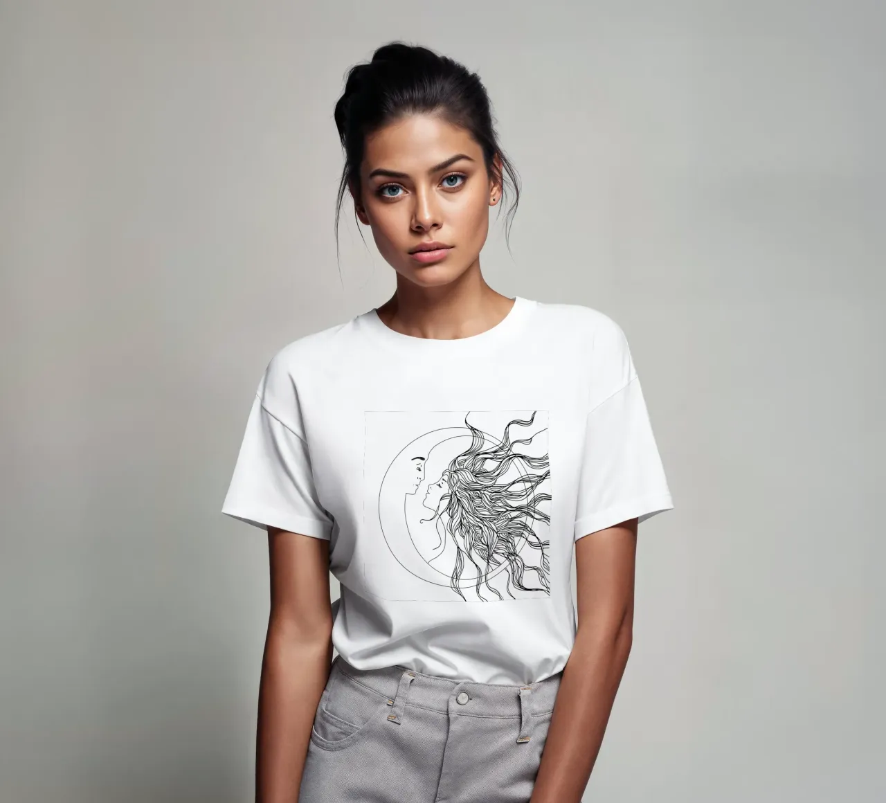 Sun and Moon II t-shirt da Nadjaa