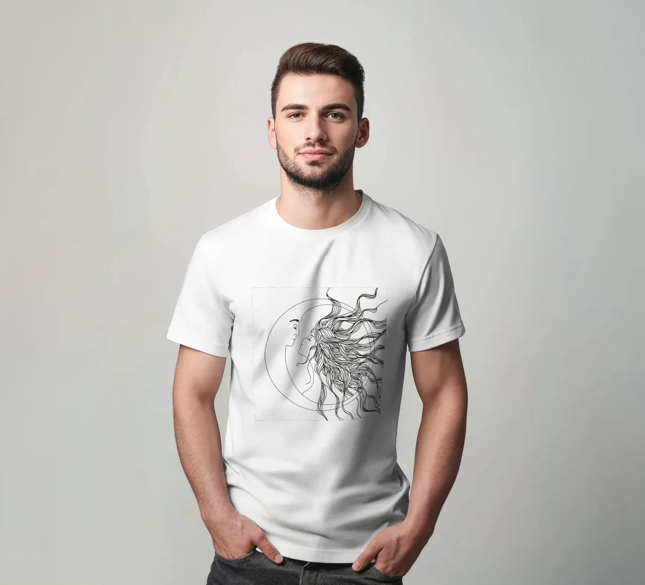 Sun and Moon II t-shirt da Nadjaa