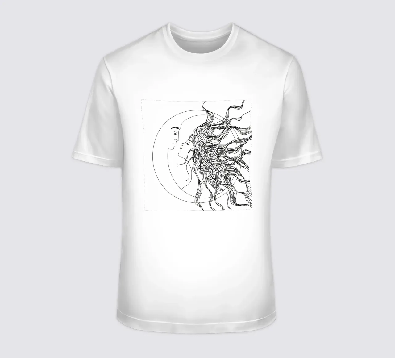 Sun and Moon II t-shirt da Nadjaa