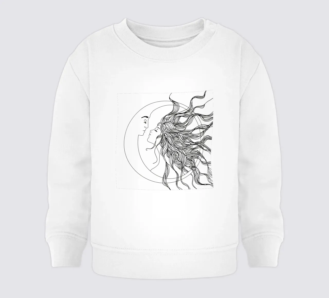 Sun and Moon II felpa neonato da Nadjaa