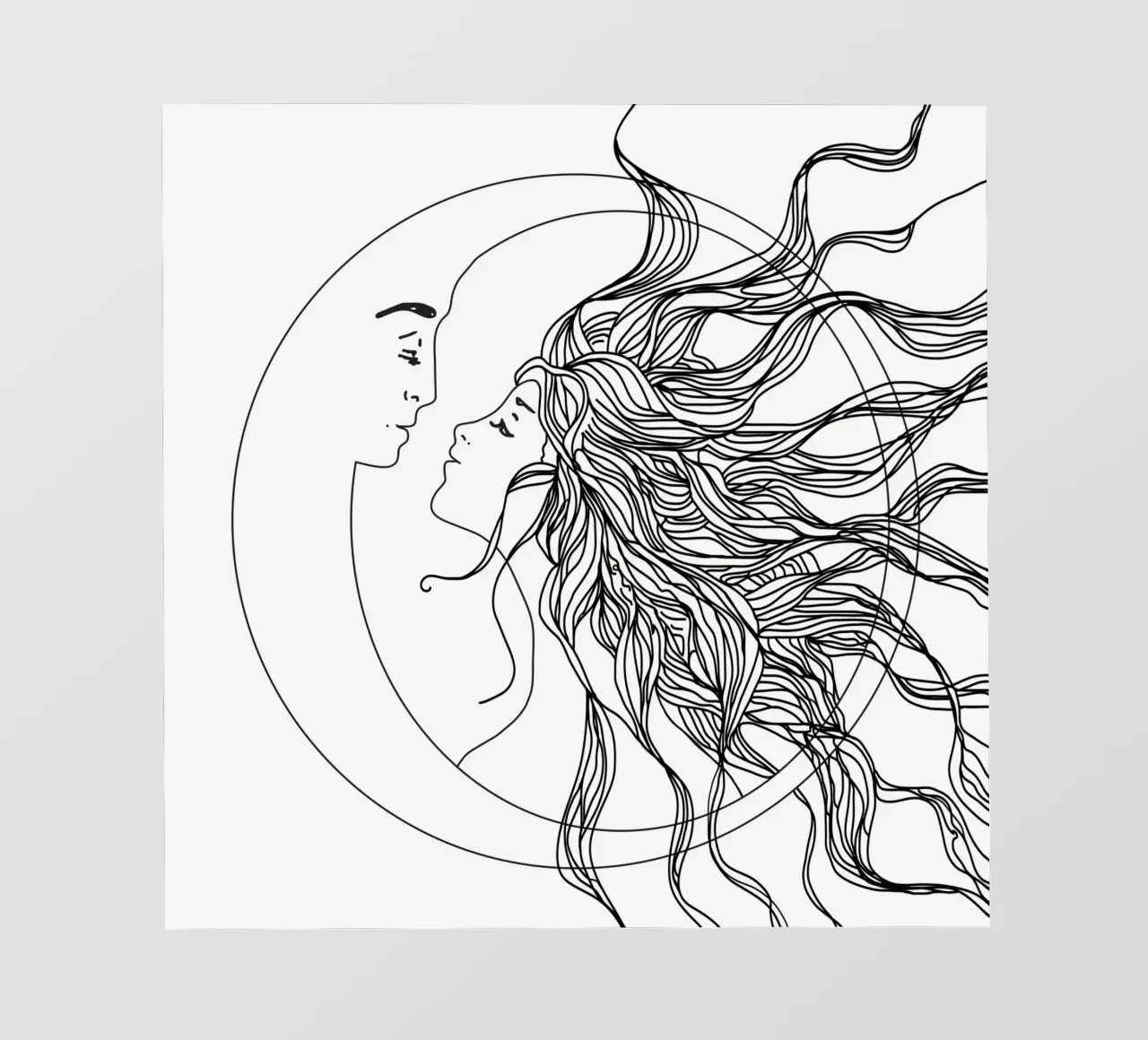Sun and Moon II telo in pvc da Nadjaa