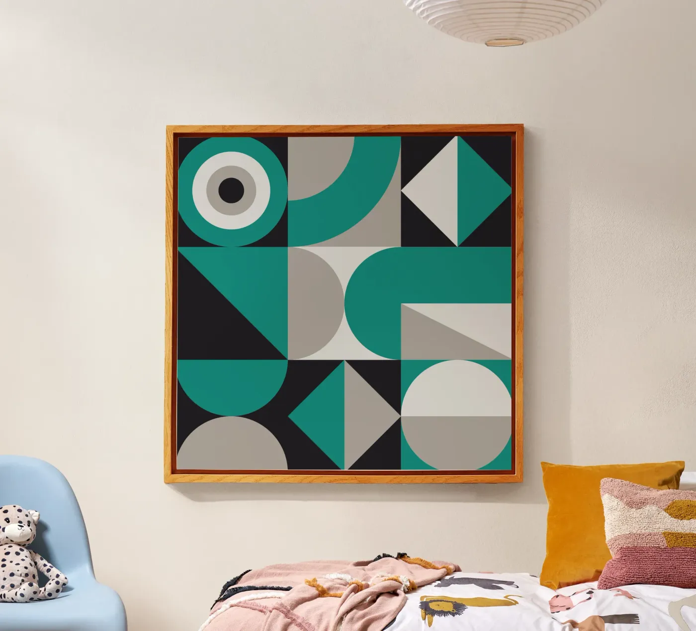 Colorful Geometric Pattern III plexiglass da byh.illustration