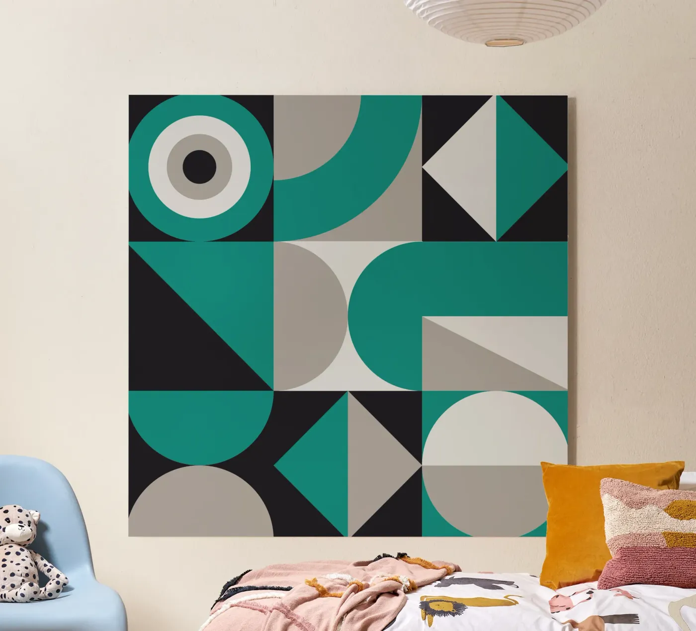 Colorful Geometric Pattern III plexiglass da byh.illustration