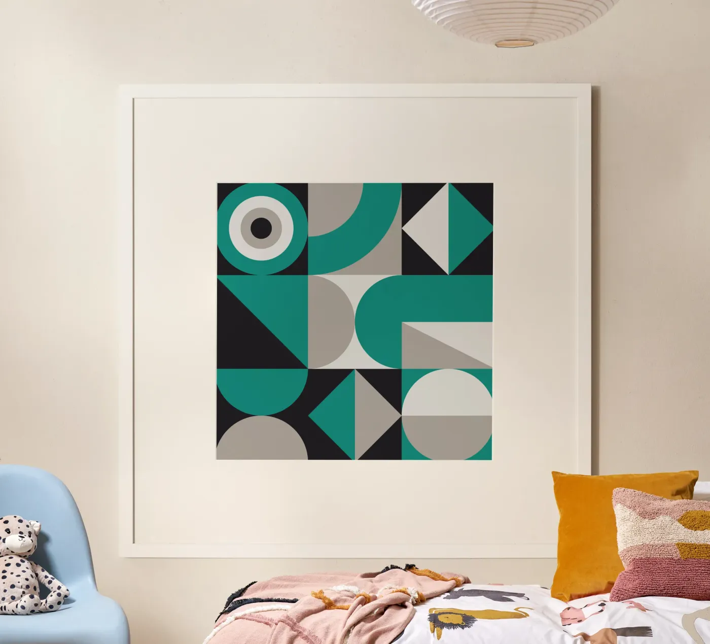 Colorful Geometric Pattern III poster da byh.illustration