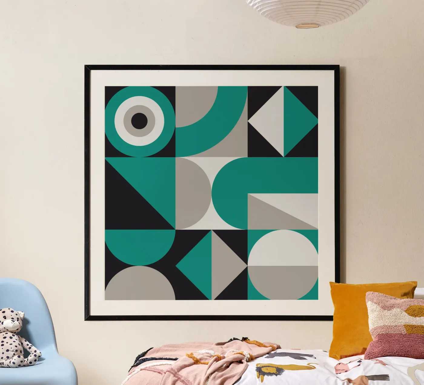 Colorful Geometric Pattern III poster da byh.illustration