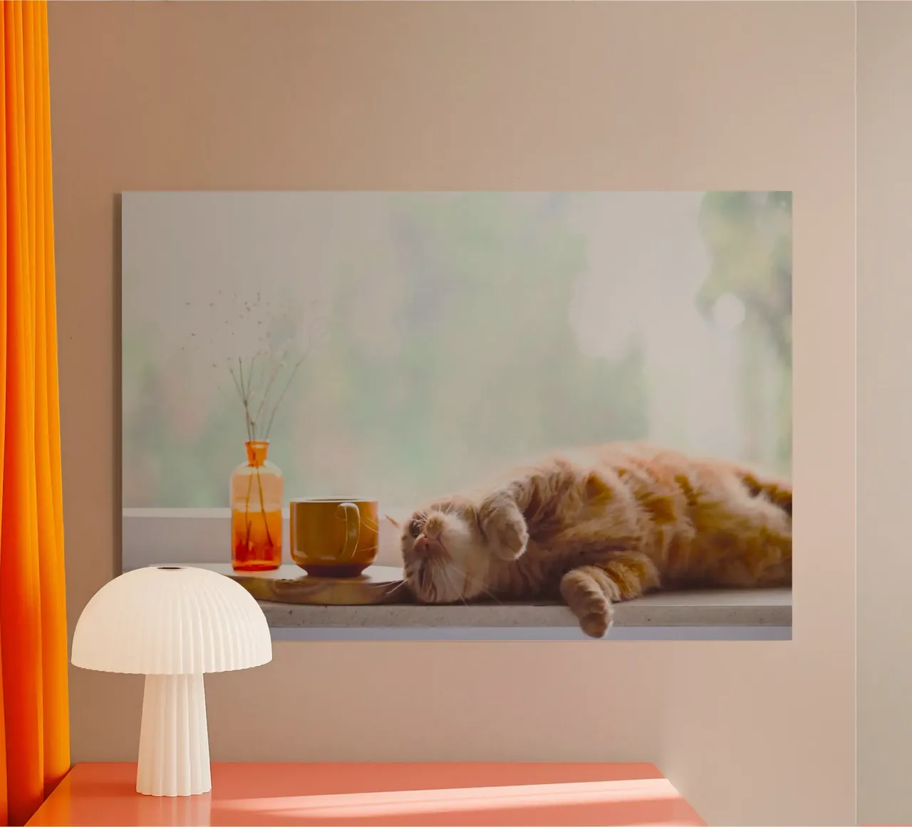 chill cat with juice plexiglass da feny