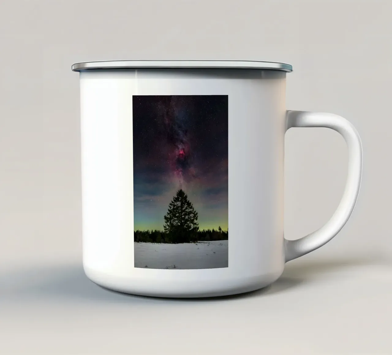 balance giant tree tazza in smalto da comura