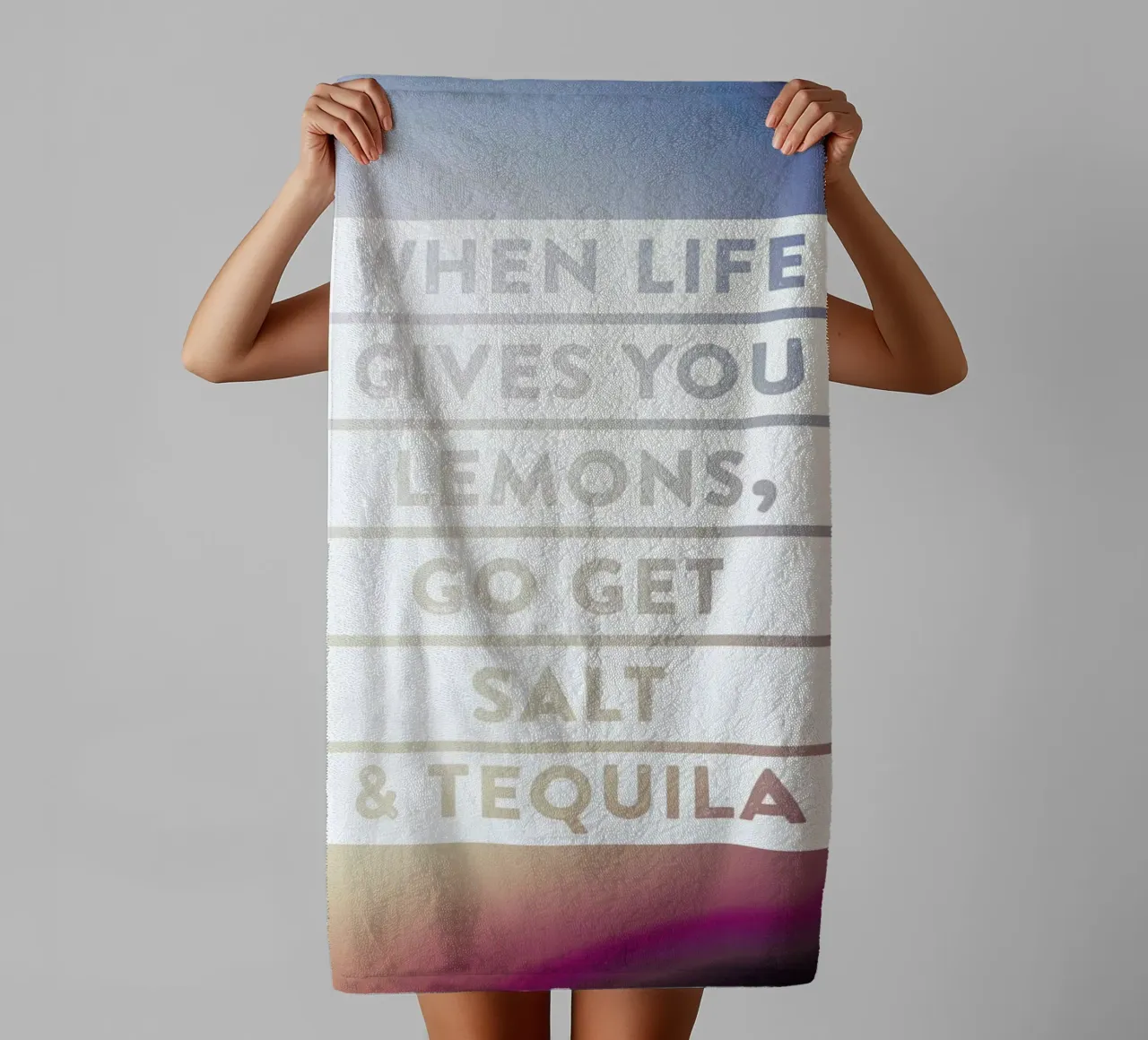 Lemons towel by LeDieg