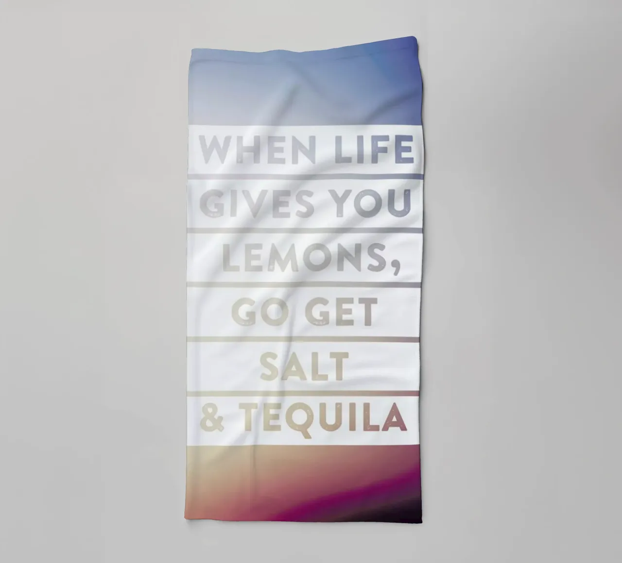 Lemons towel by LeDieg