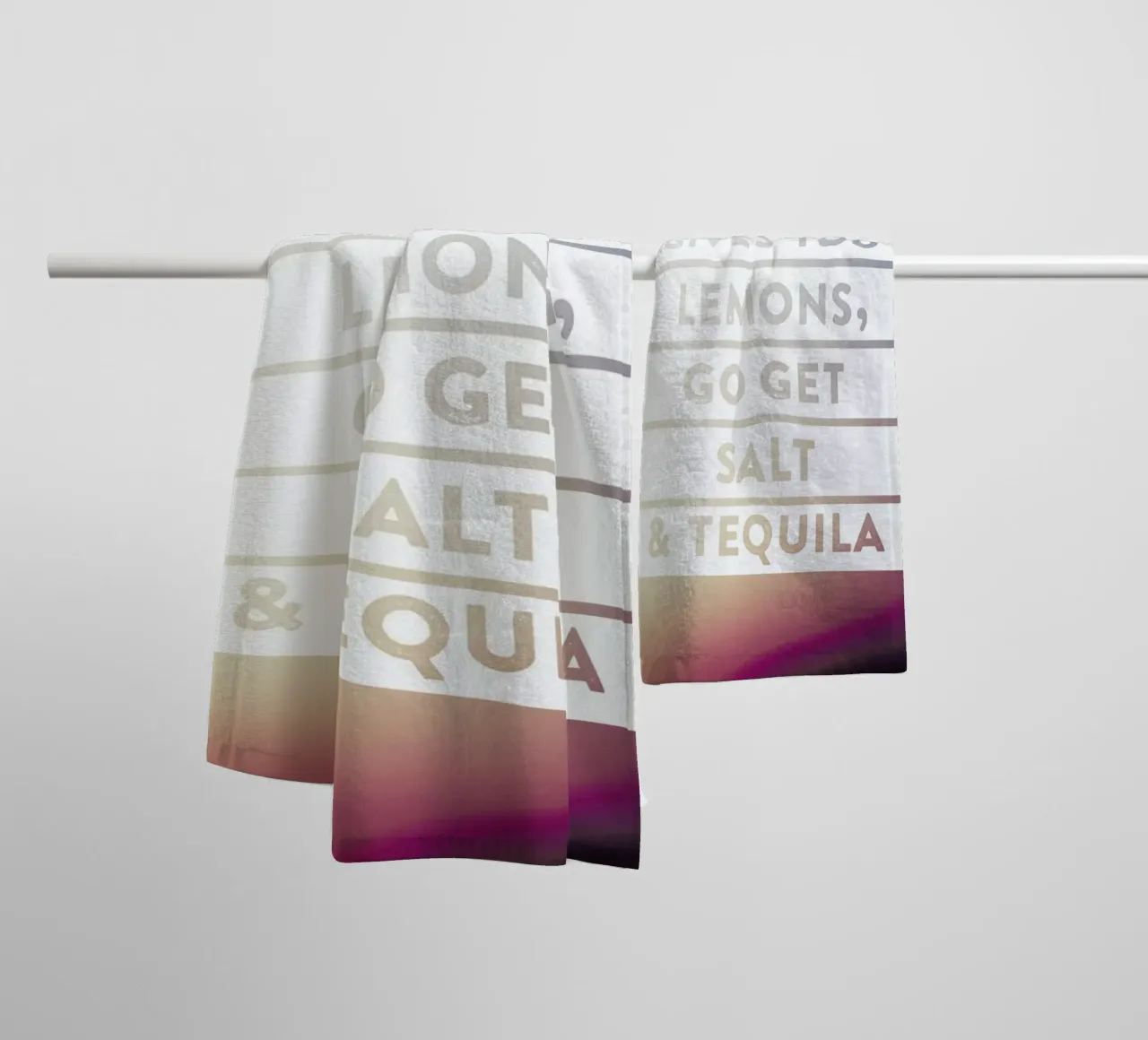 Lemons towel by LeDieg