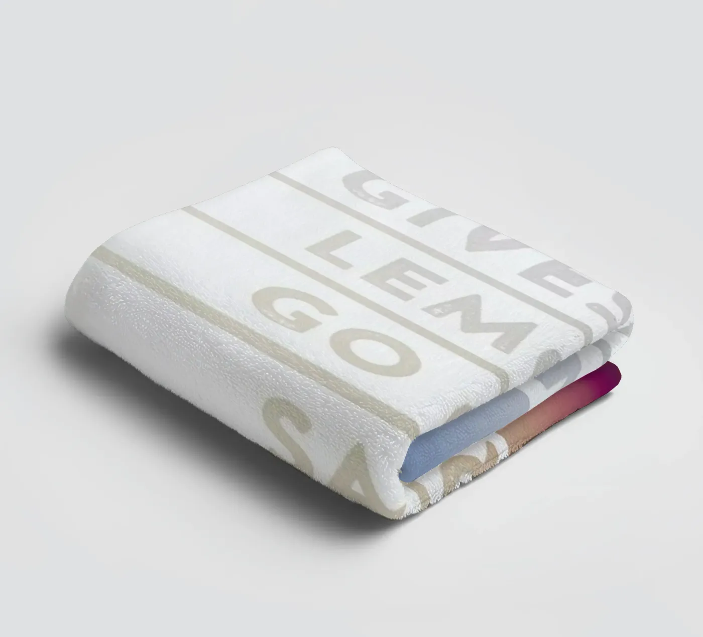 Lemons towel by LeDieg