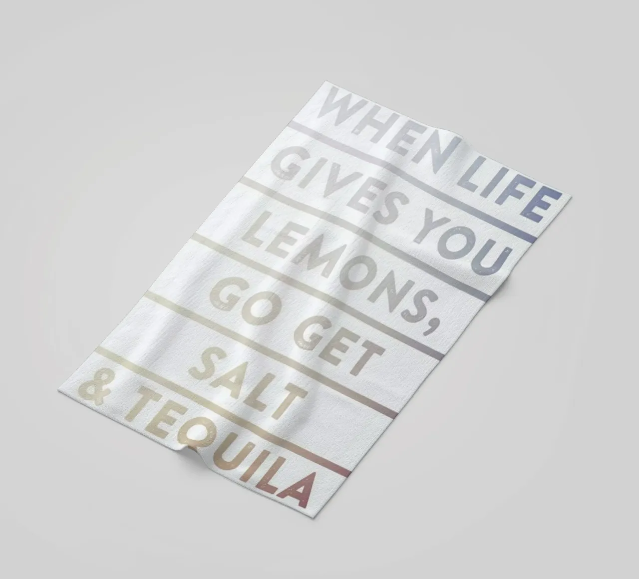 Lemons strandhanddoek van LeDieg