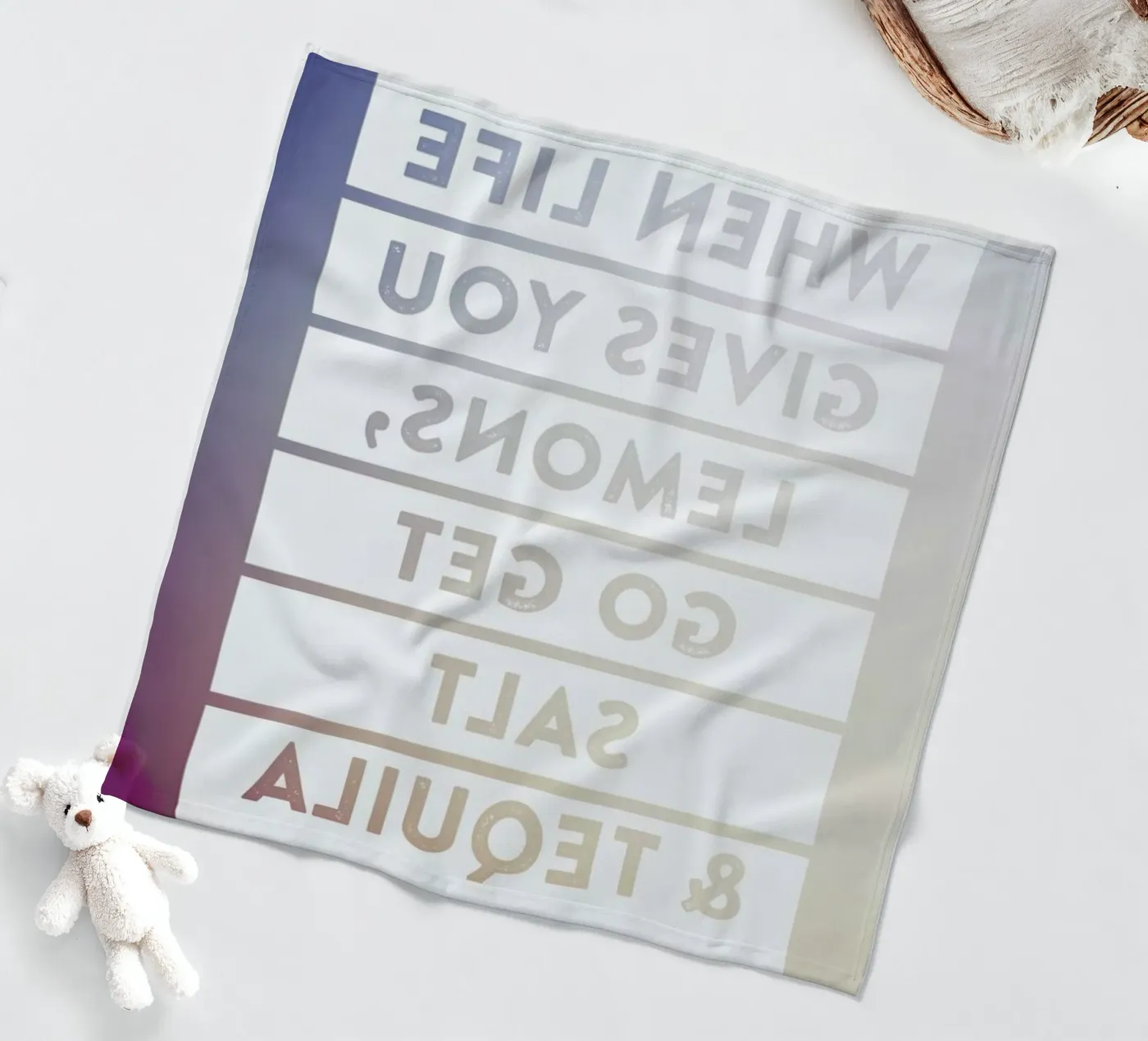 Lemons fleece blanket by LeDieg