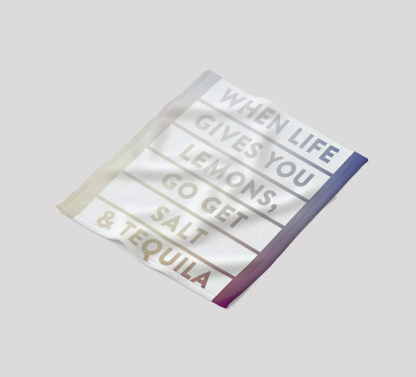 Lemons fleece blanket by LeDieg