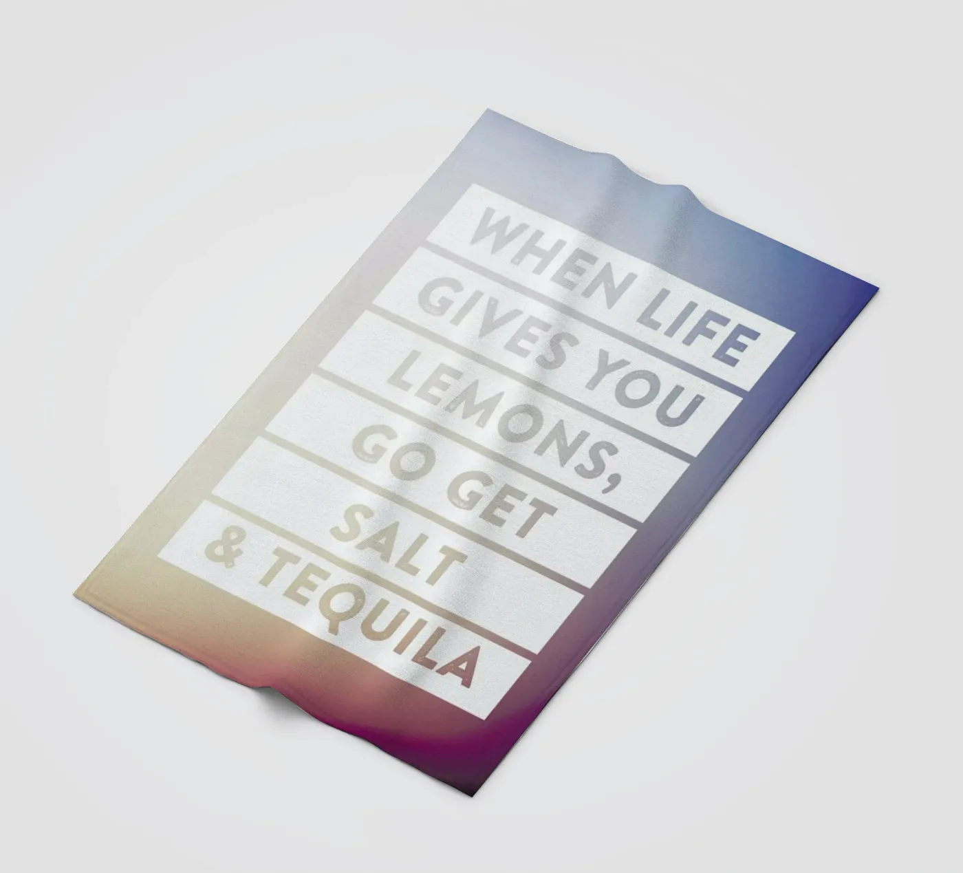 Lemons fleece blanket by LeDieg