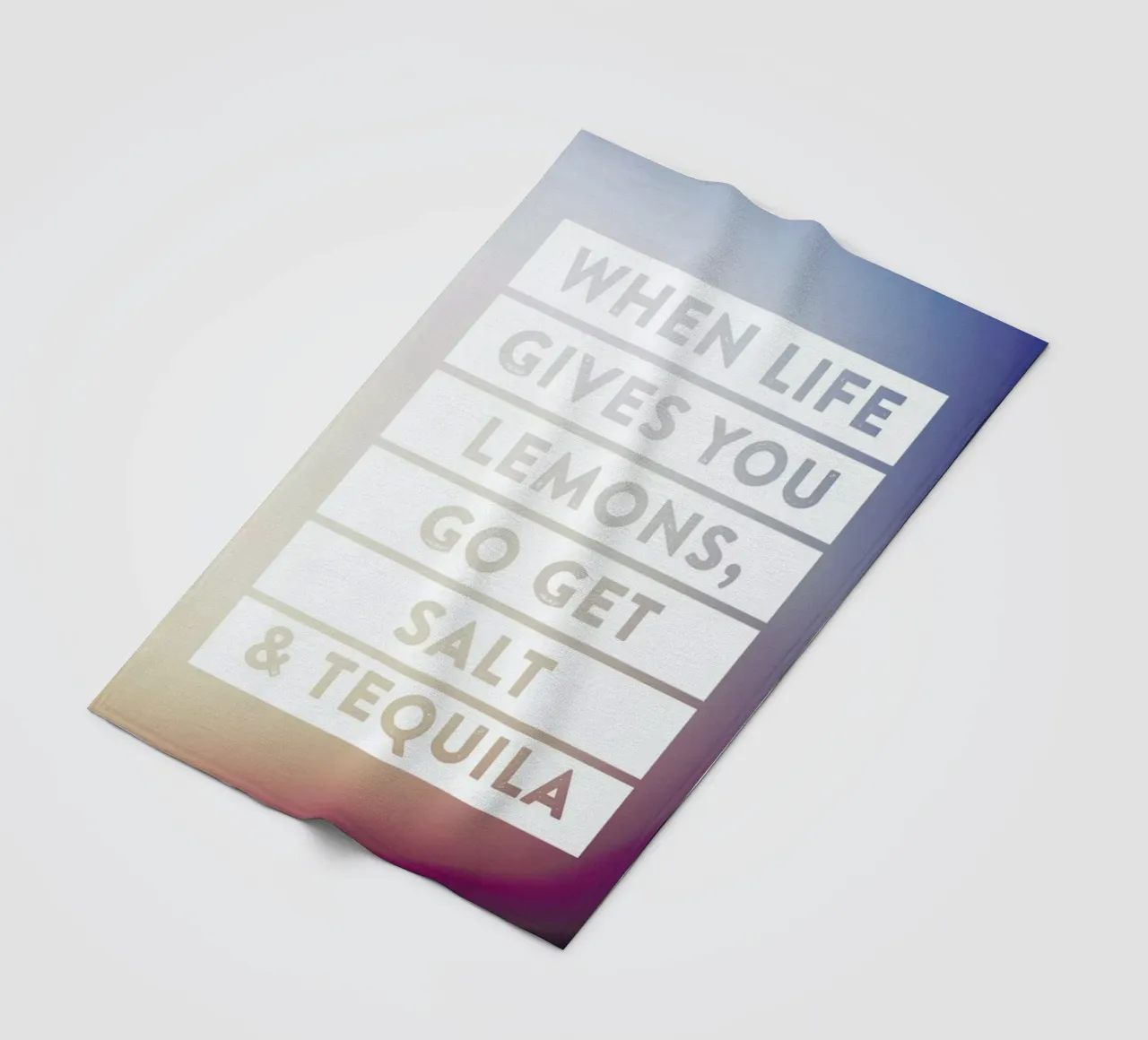 Lemons fleecedeken van LeDieg