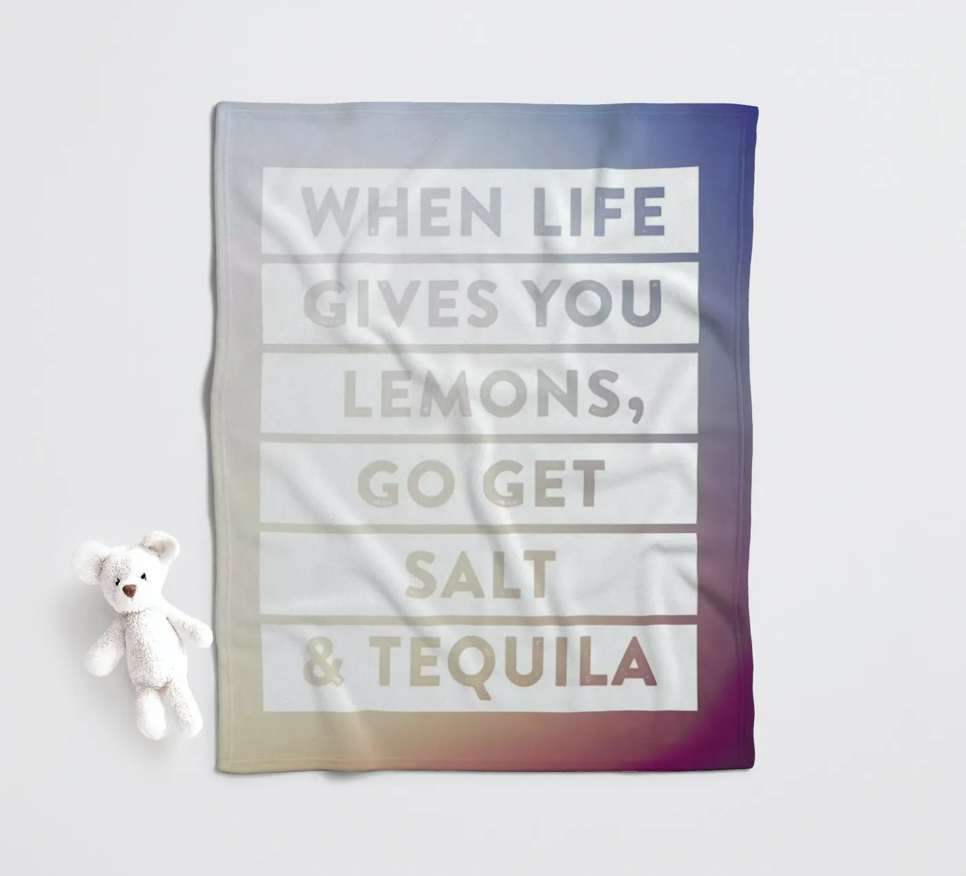 Lemons fleece blanket by LeDieg