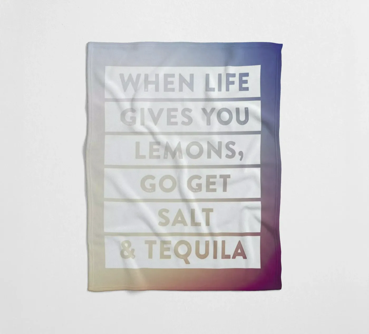 Lemons fleece blanket by LeDieg