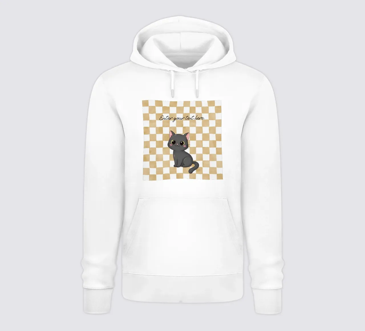 Design dei gatti - Completamente personalizzabile felpa con cappuccio da Doodle Dreams Art