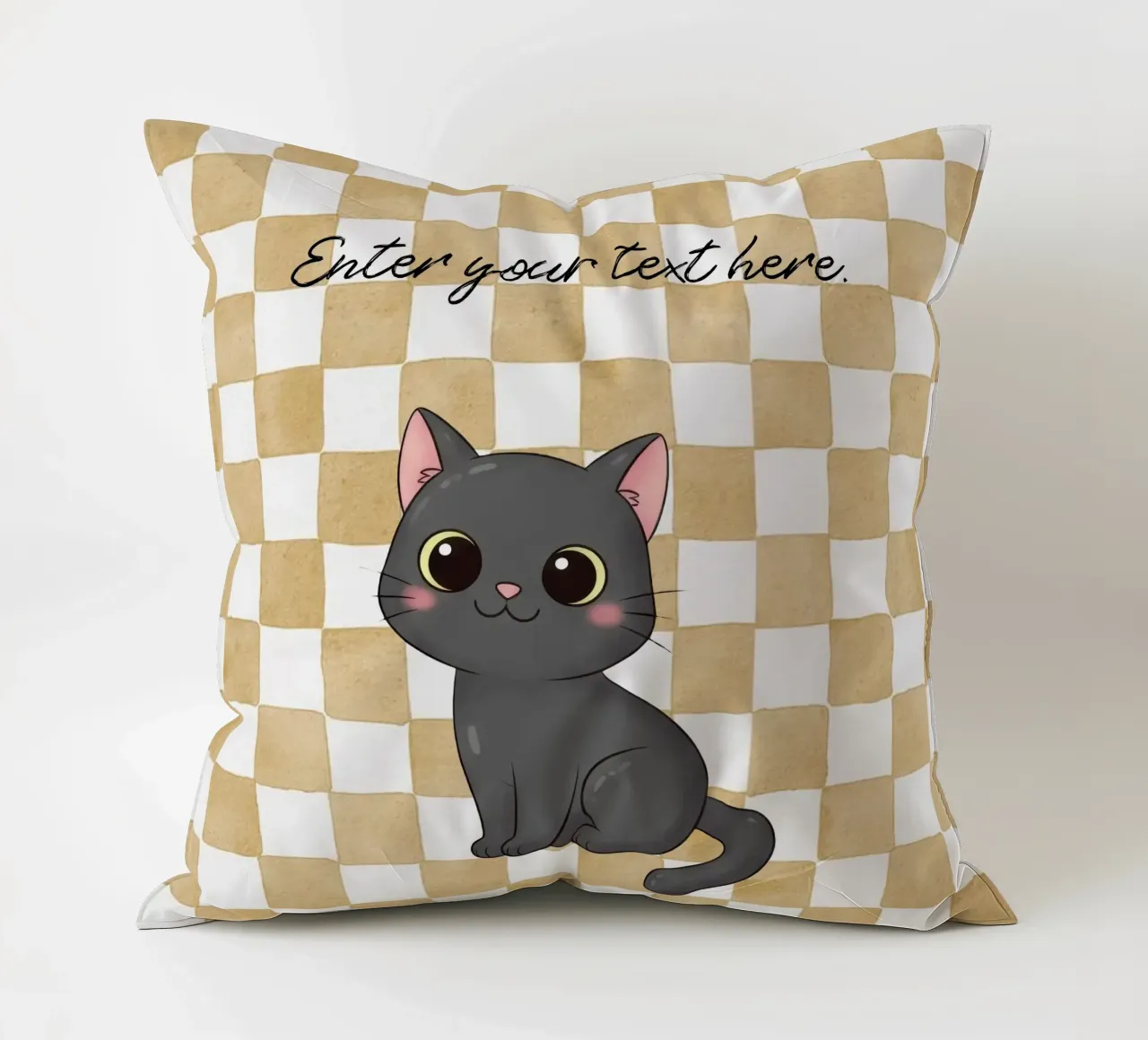 Design dei gatti - Completamente personalizzabile cuscino da Doodle Dreams Art