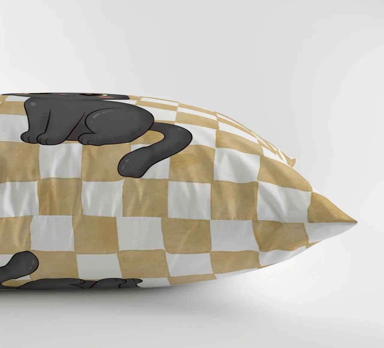 Design dei gatti - Completamente personalizzabile cuscino da Doodle Dreams Art