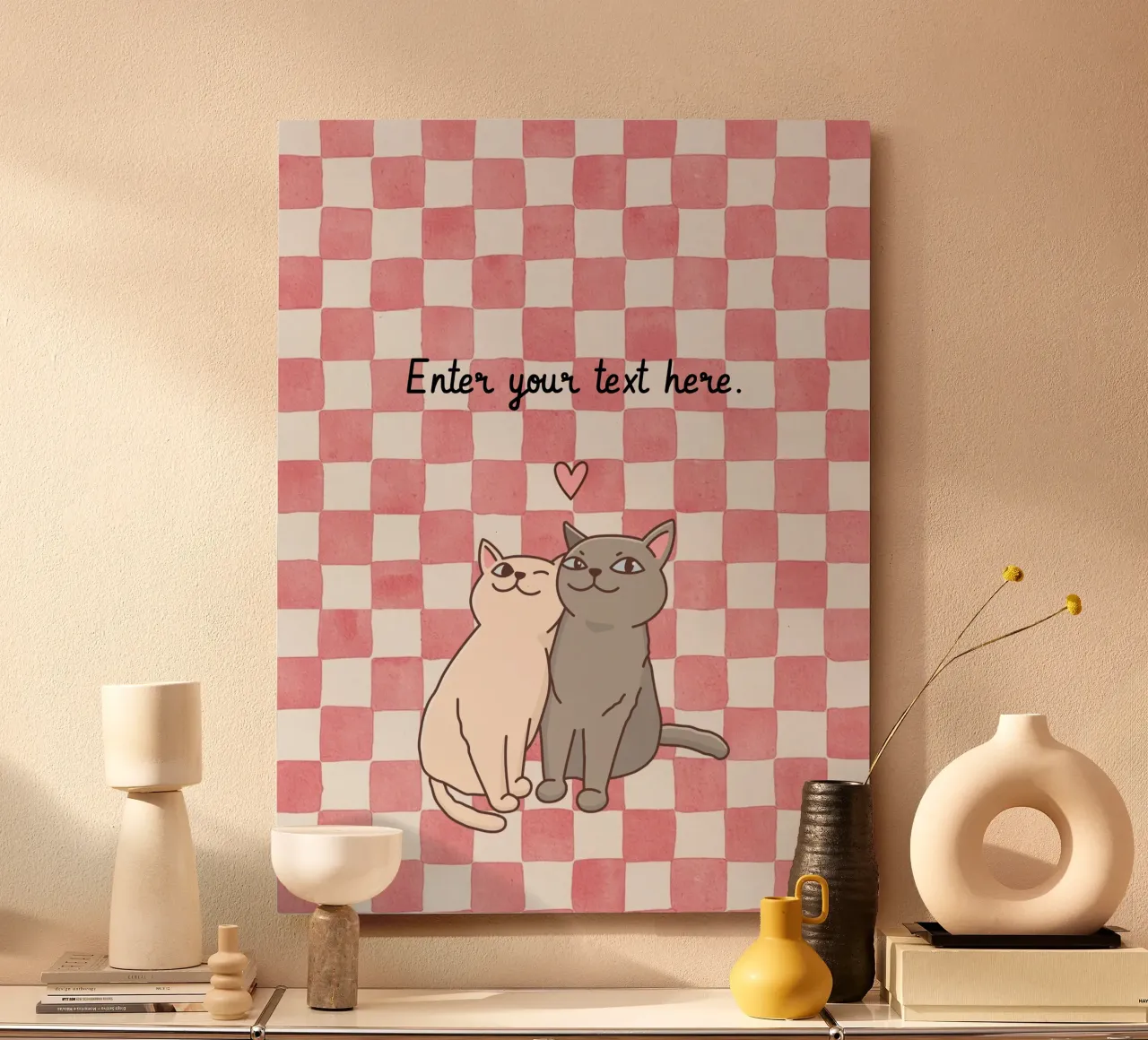 Design dei gatti - Completamente personalizzabile pannello forex da Doodle Dreams Art