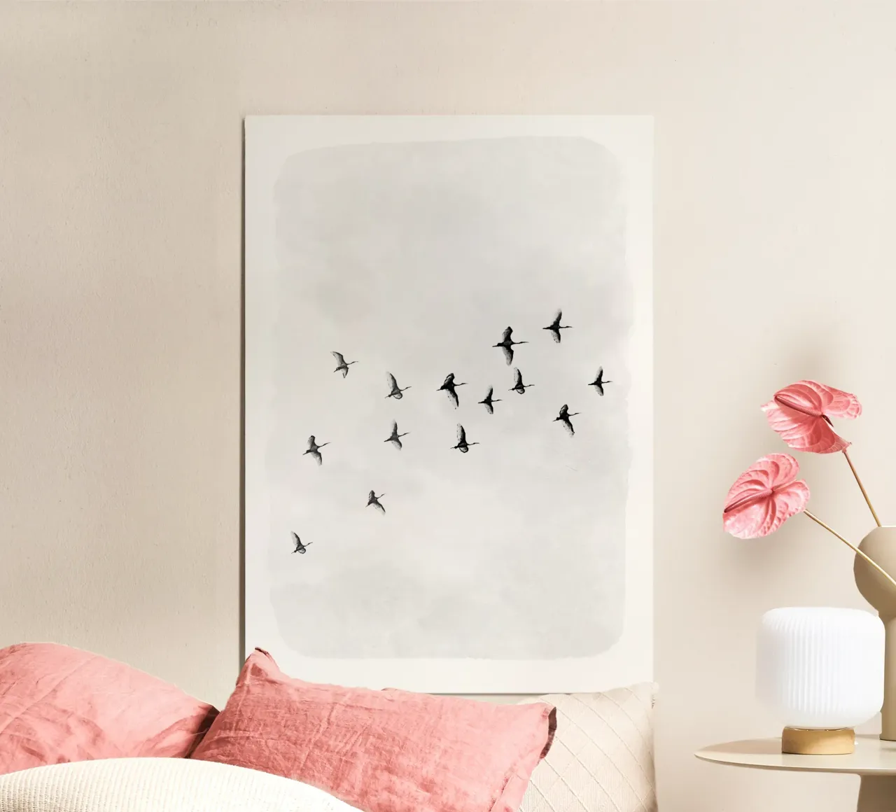 Flock of Birds carta hahnemühle da Nadjaa