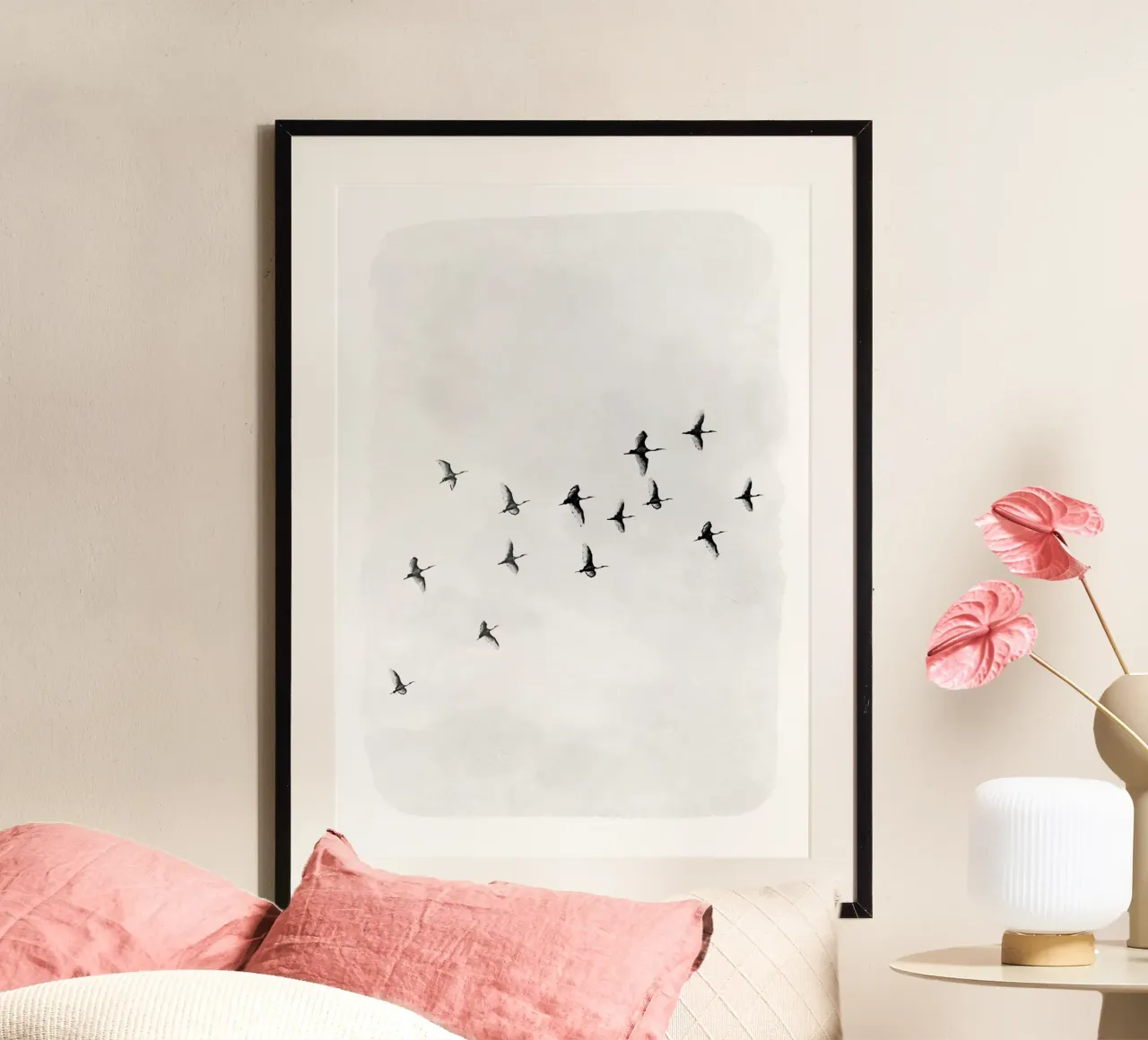 Flock of Birds carta hahnemühle da Nadjaa